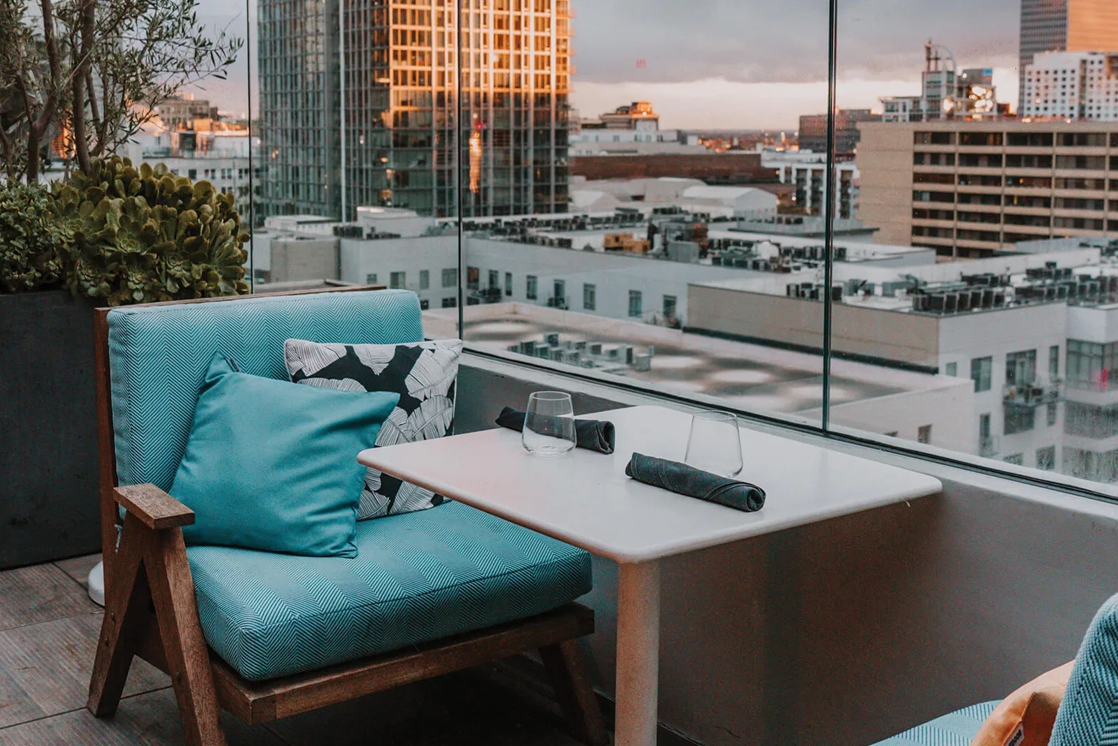 Amerika Los Angeles The Wayfarer Downtown Rooftop