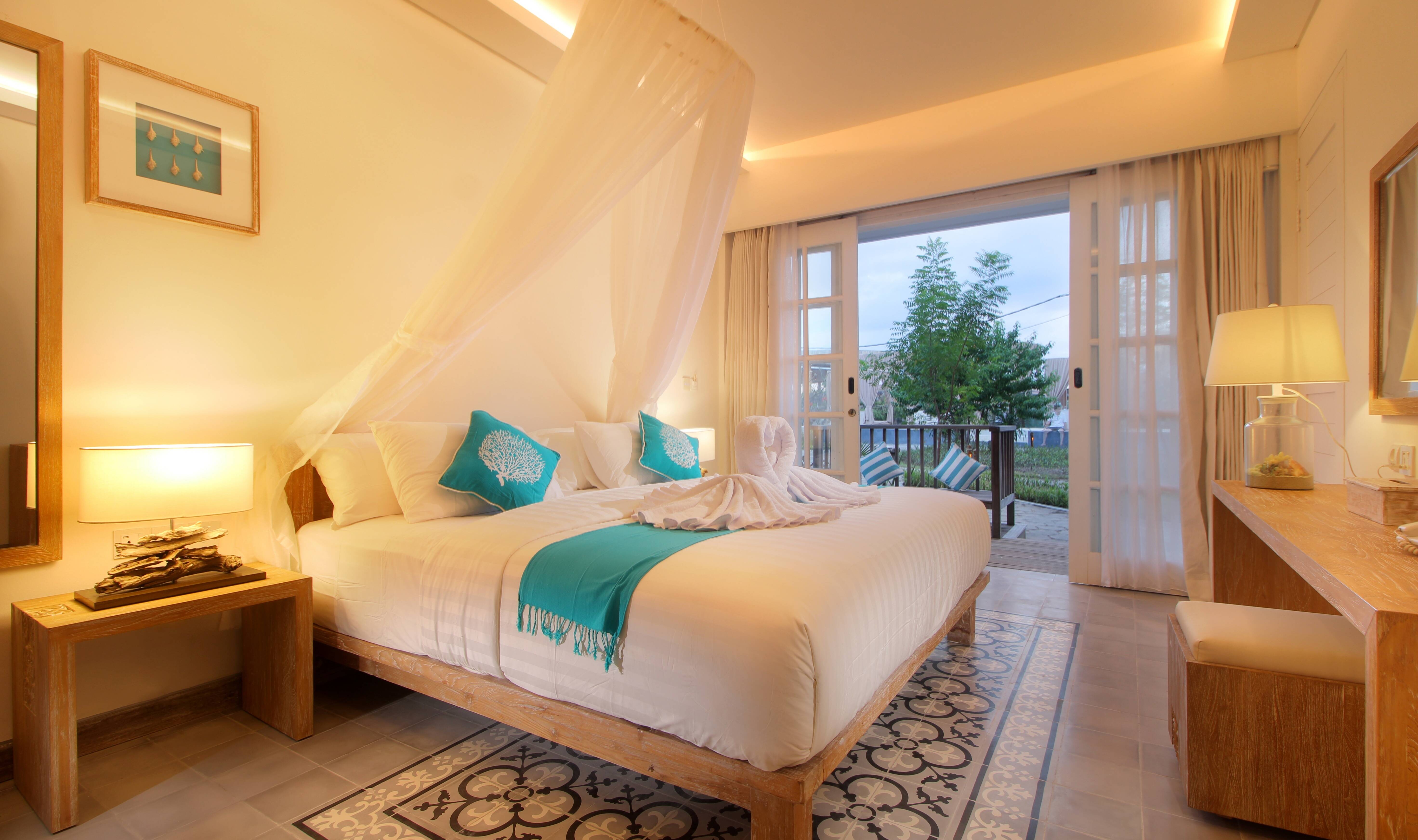 Suite Garden View in het Kardia Resort op Gili Trawangan in Indonesie