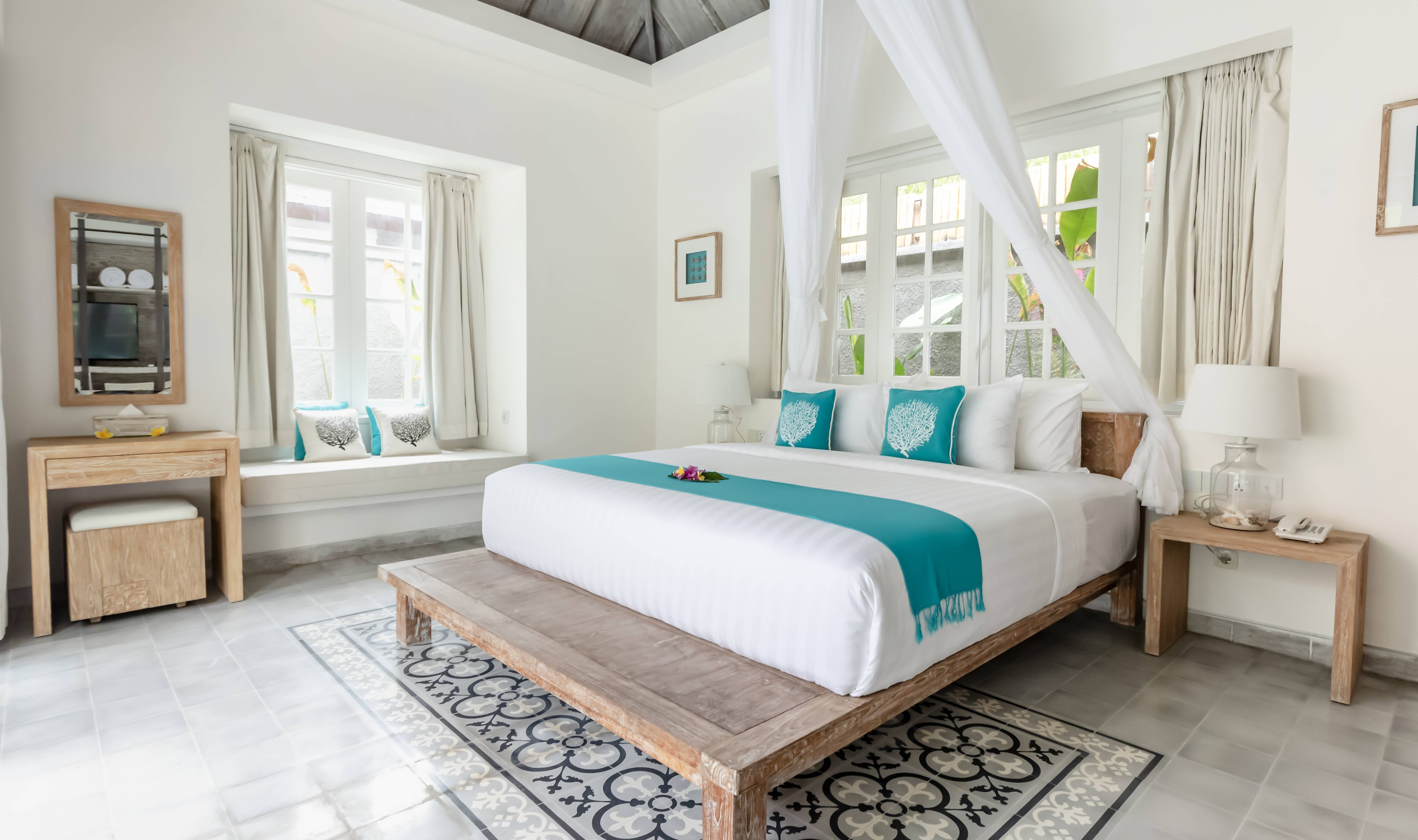 One Bedroom Private Pool Villa in het Kardia Resort op Gili Trawangan in Indonesie