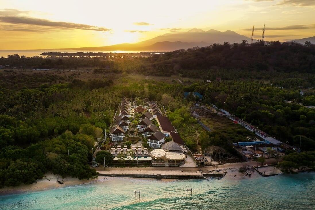 Het Kardia Resort op Gili Trawangan in Indonesie