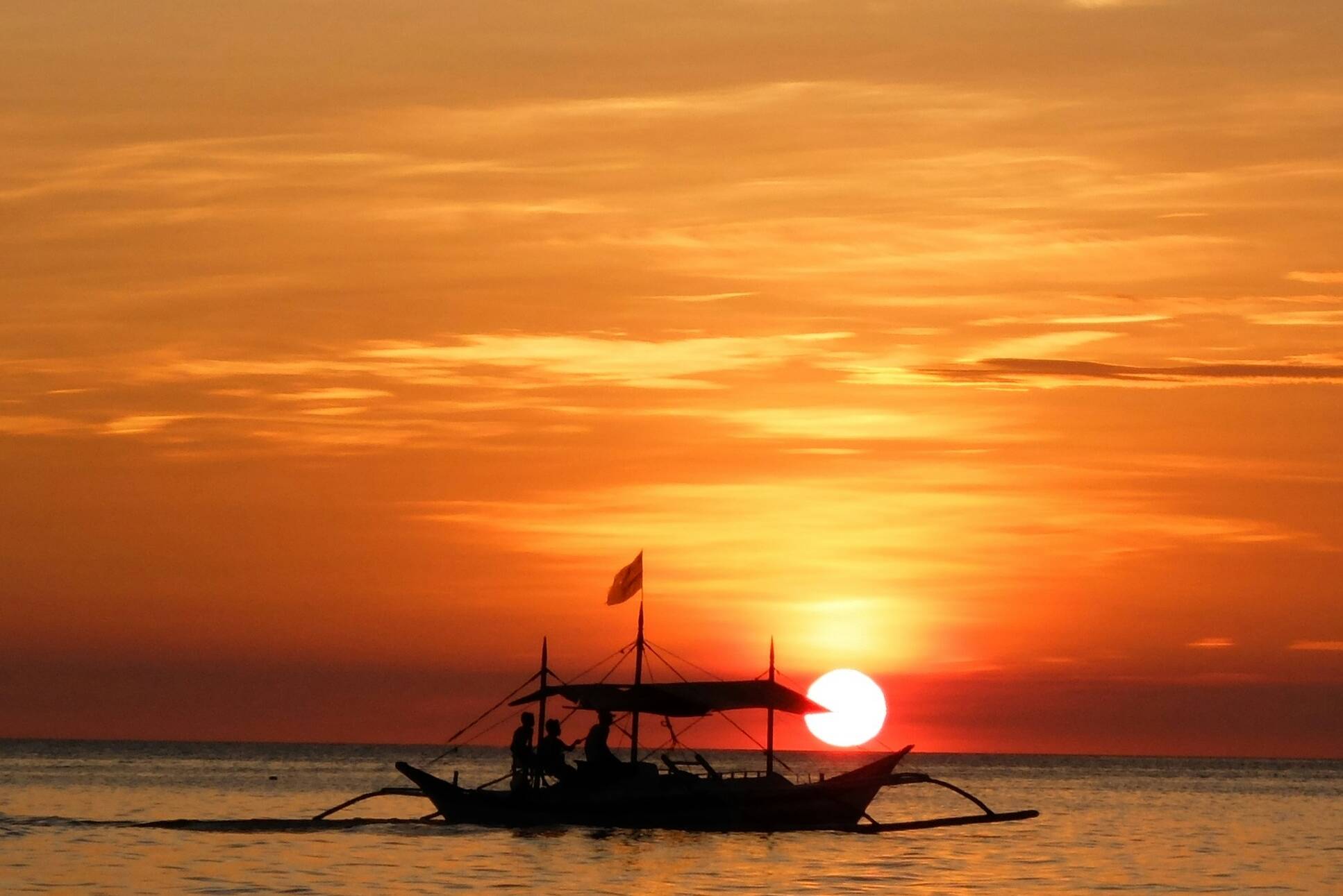 Filipijnen Boracay Banca Boot