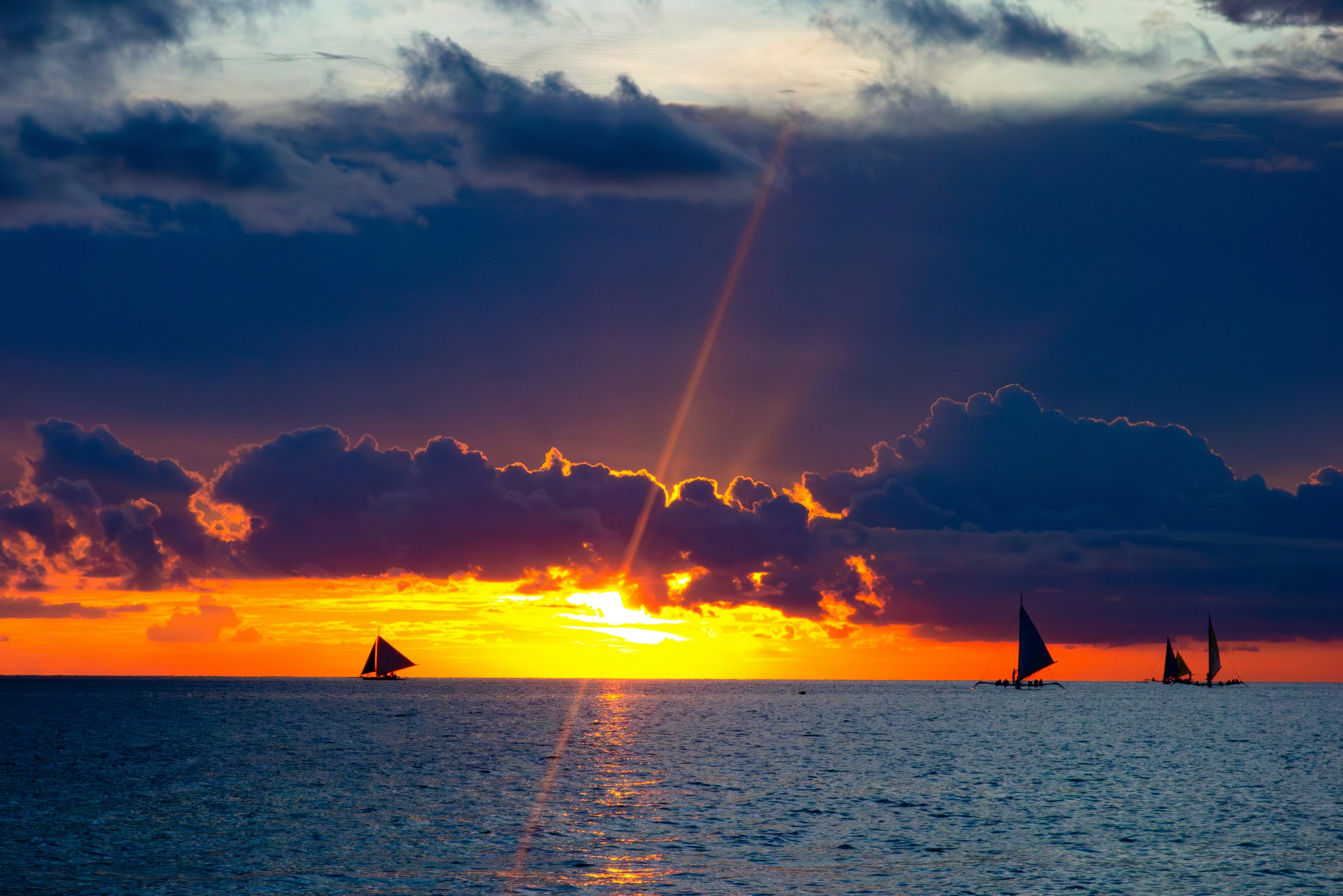 Filipijnen Boracay Zonsondergang
