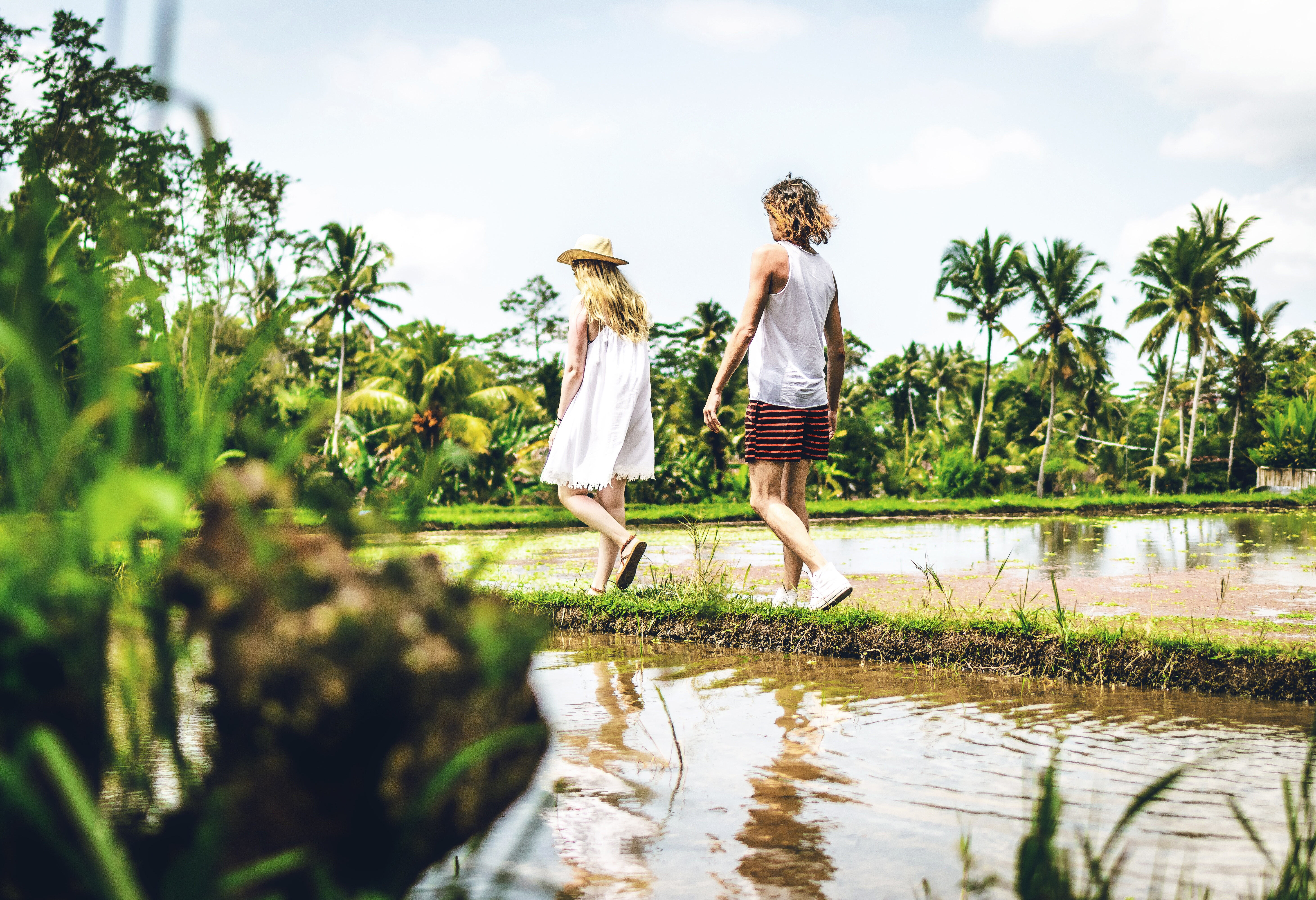 Indonesie Bali Ubud wandelen