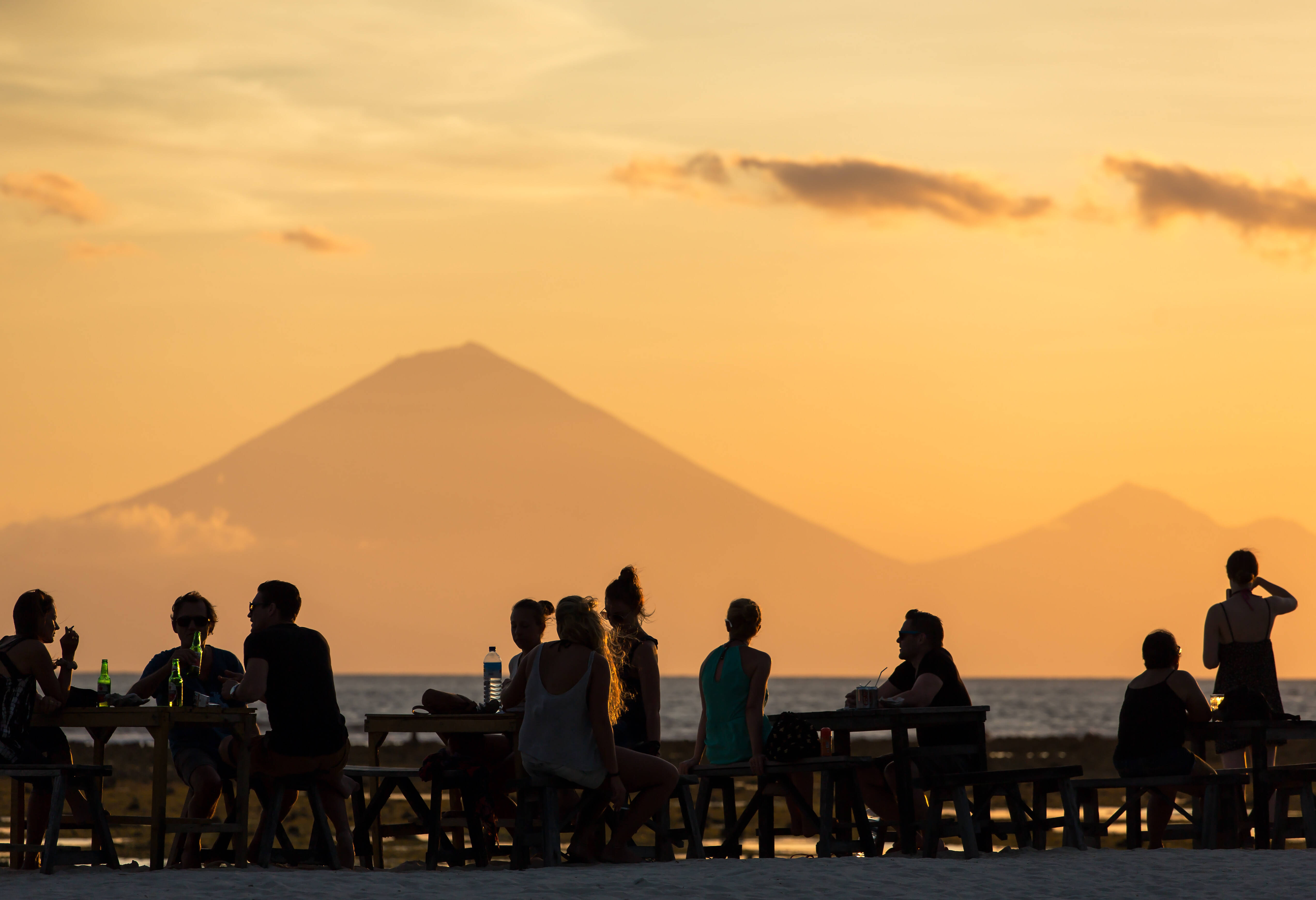 Indonesie Lombok Gili Trawangan Zonsondergang