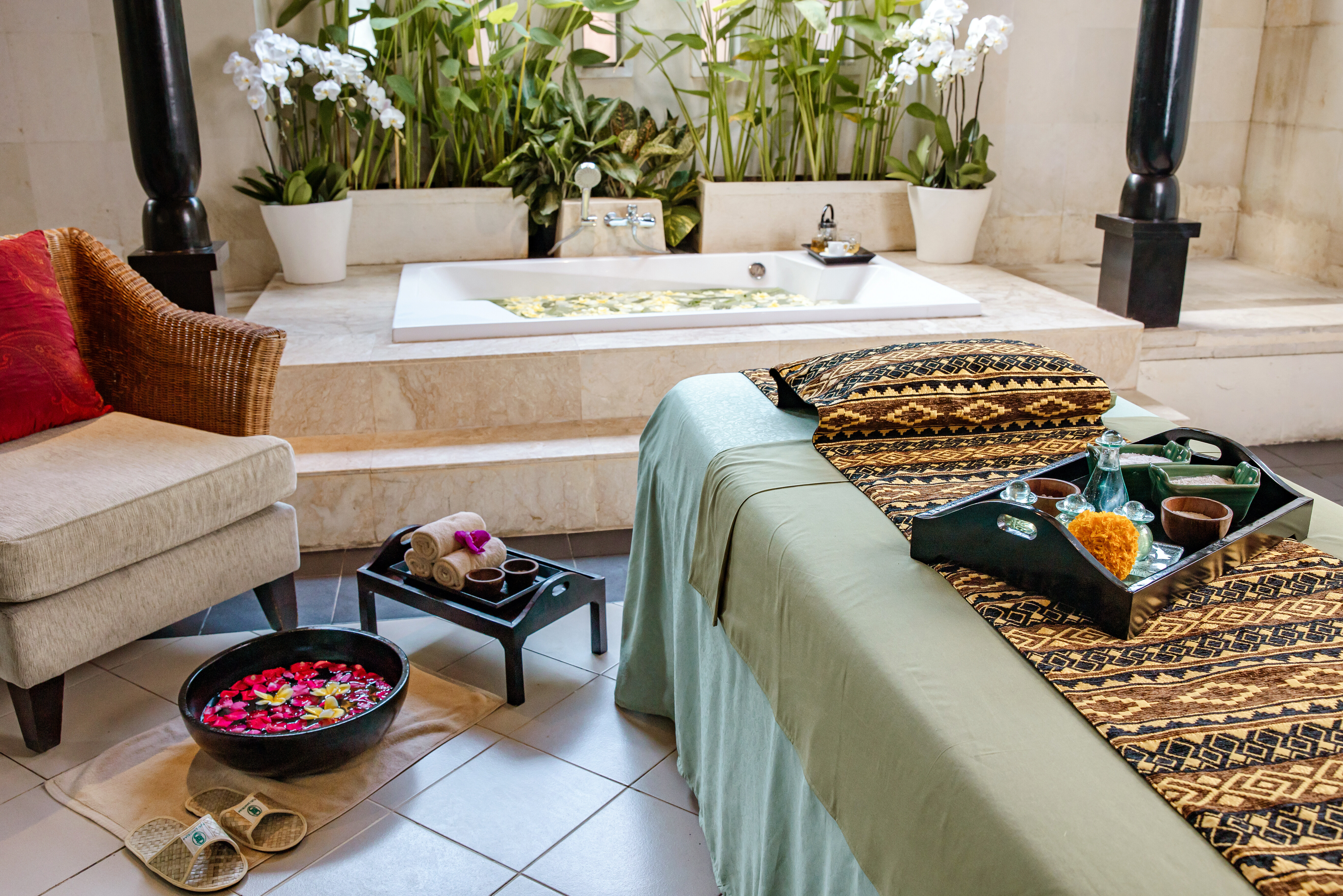 The Spa van het Puri Santrian in Sanur op Bali