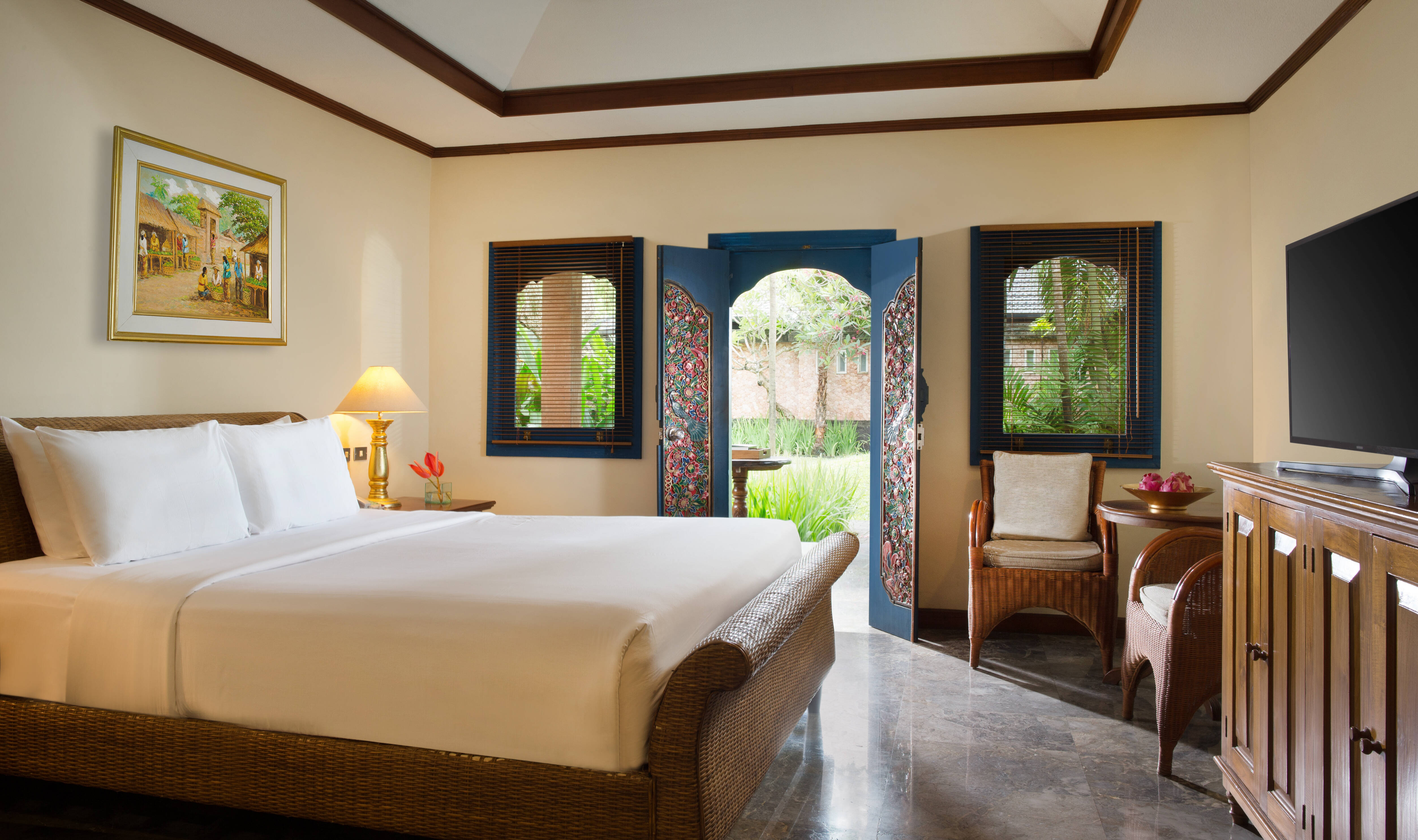 Bungalow in het Puri Santrian in Sanur op Bali