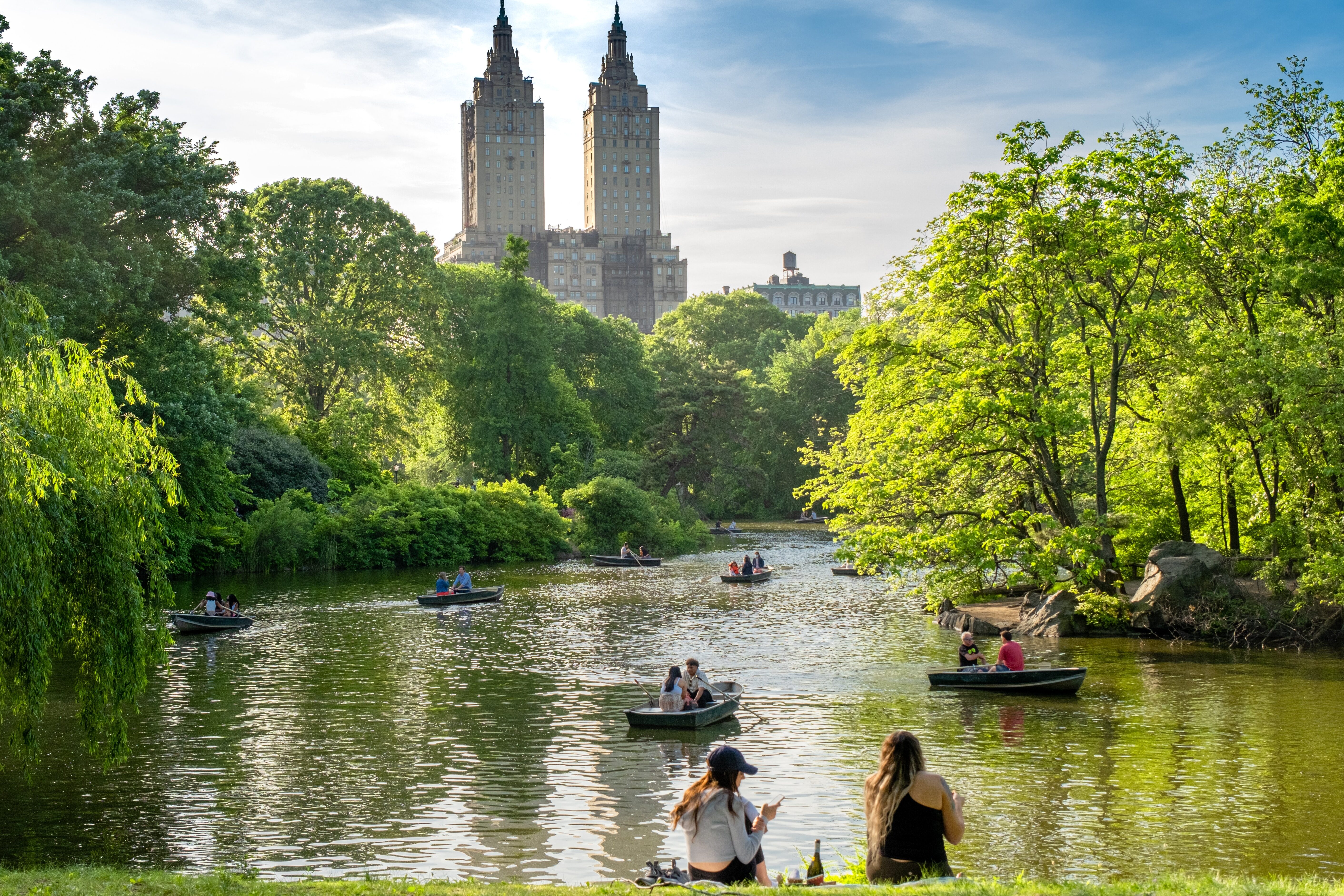 Amerika New York Central Park Bootjes