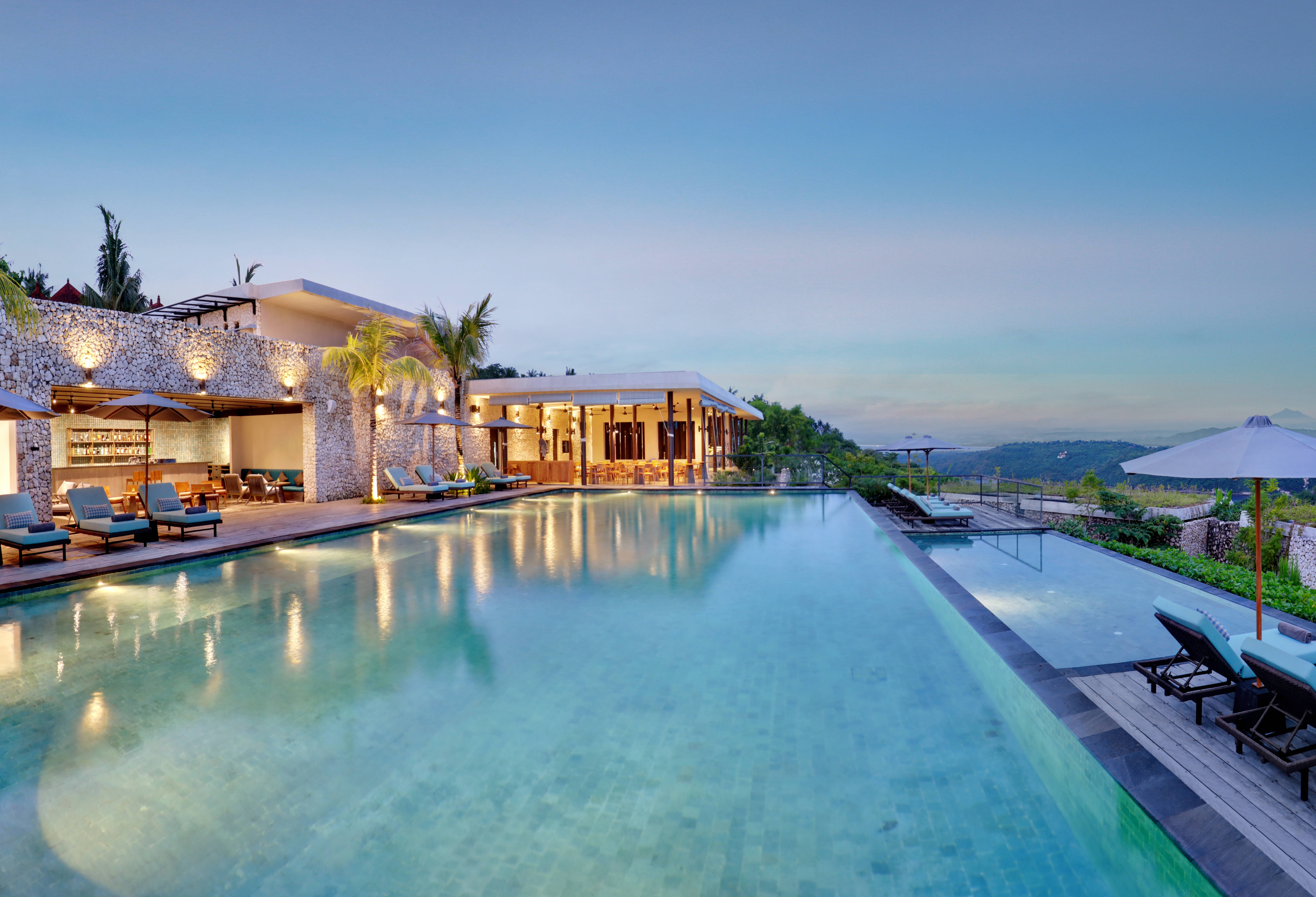 het MAUA Nusa Penida bij Bali in Indonesie