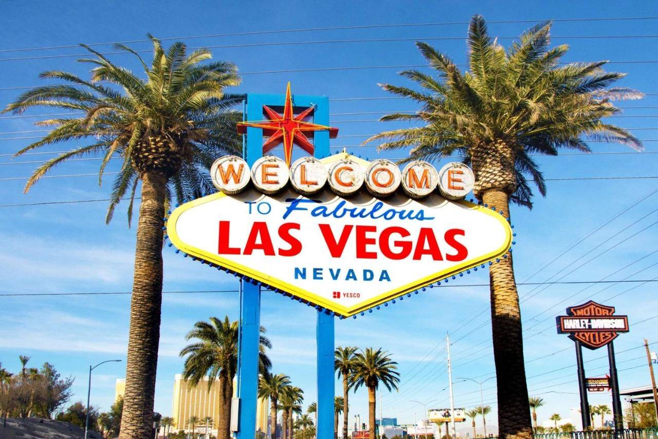 Amerika Las Vegas Hampton Inn Las Vegas Strip South SIgn