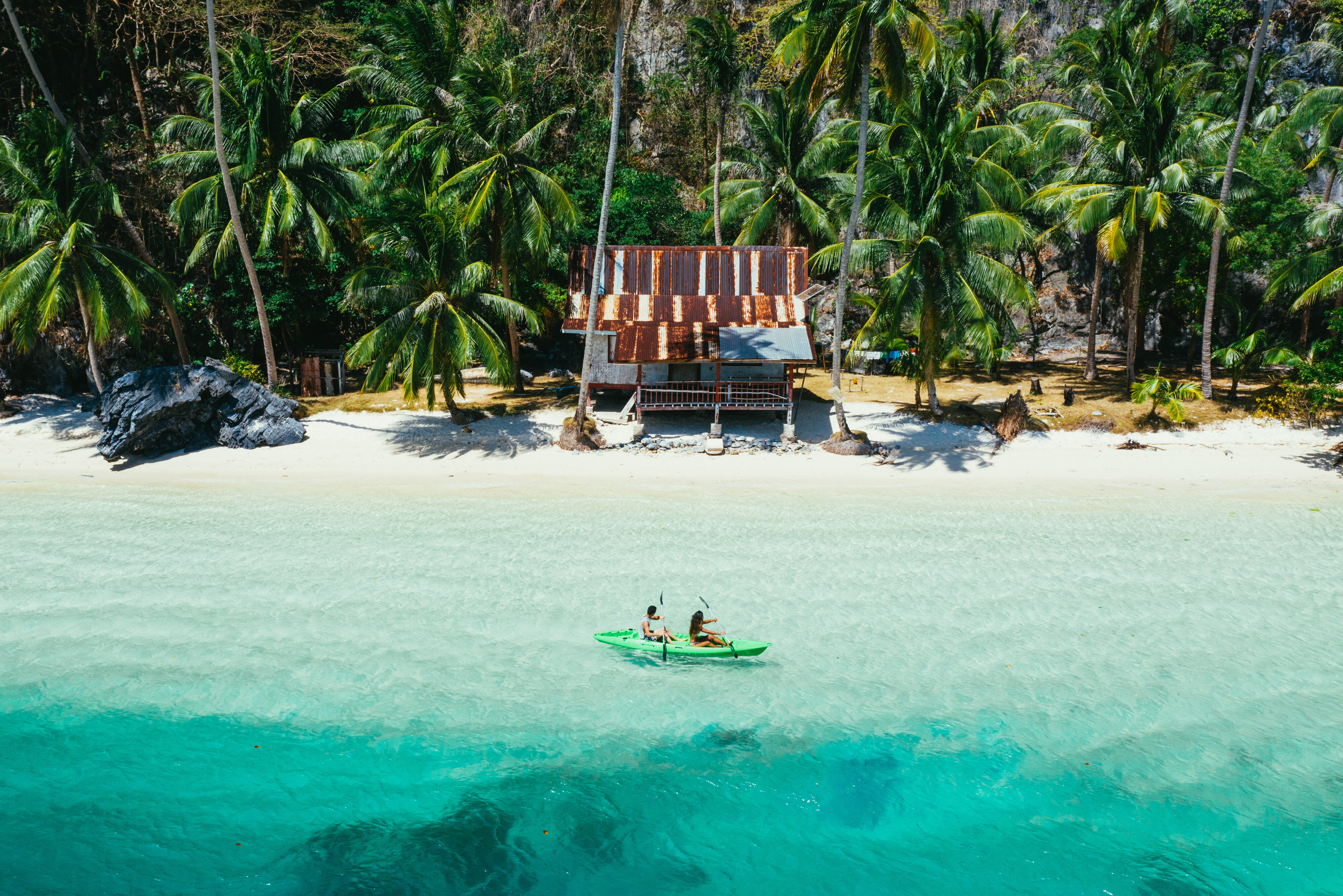 Kajakken in de Filipijnen