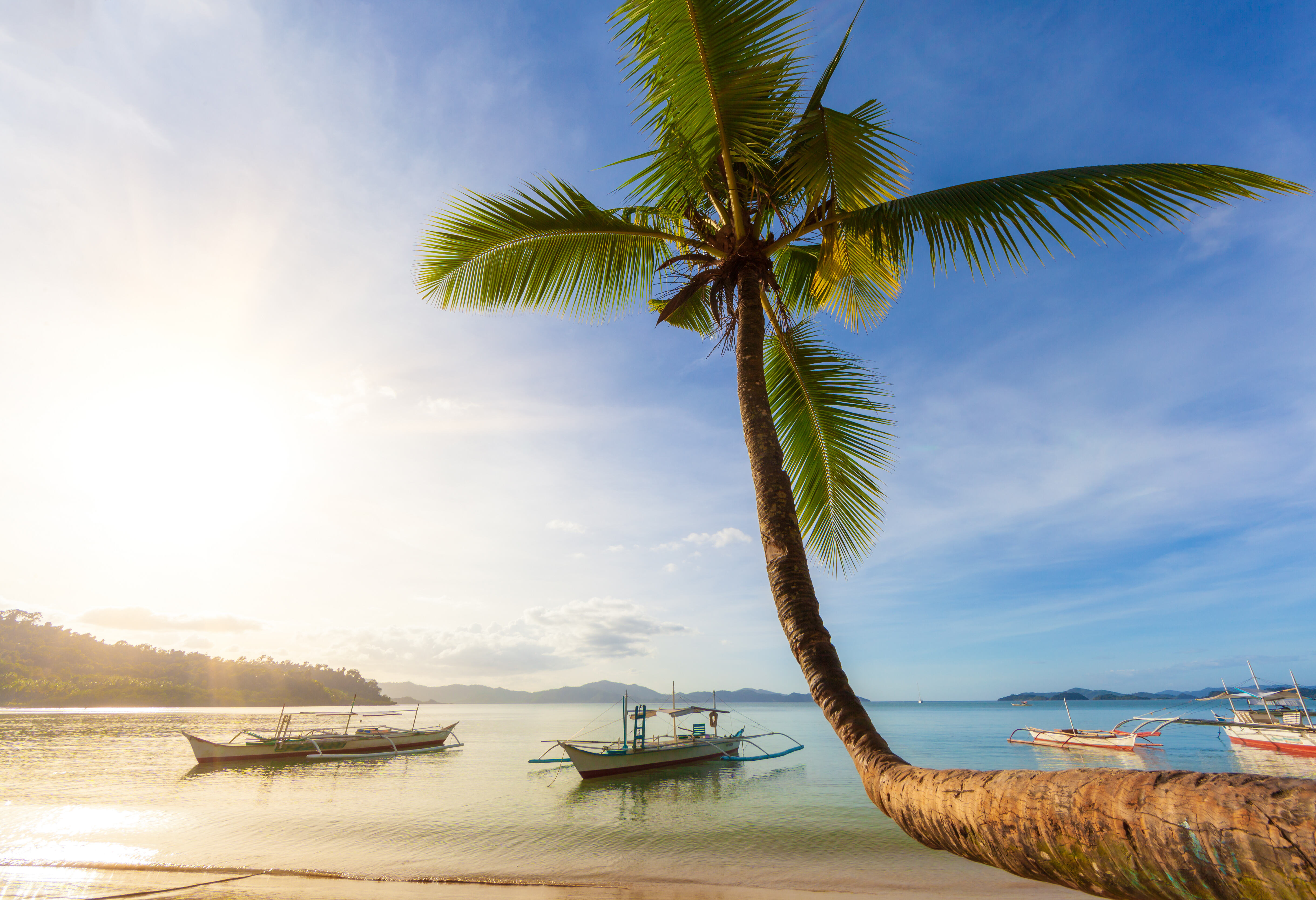 Kustlijn van Sabang Palawan