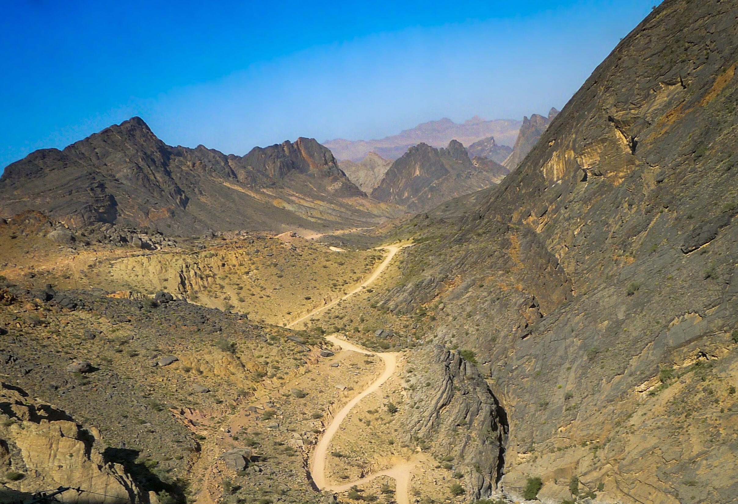 Oman Nizwa weg naar Bani Awf