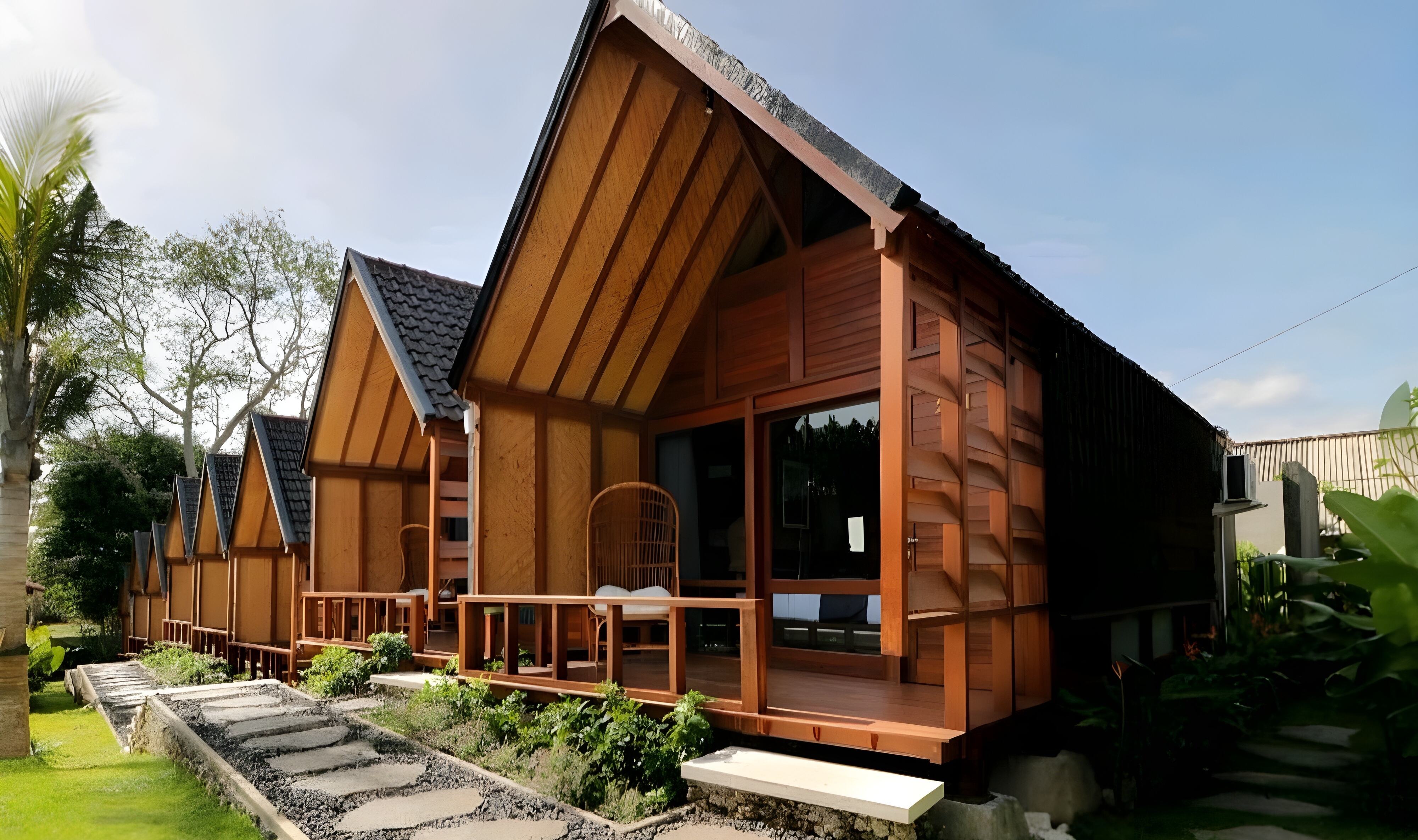 Buitenkant One Bedroom Lodge in Bingin Lodge in Uluwatu op Bali in Indonesie