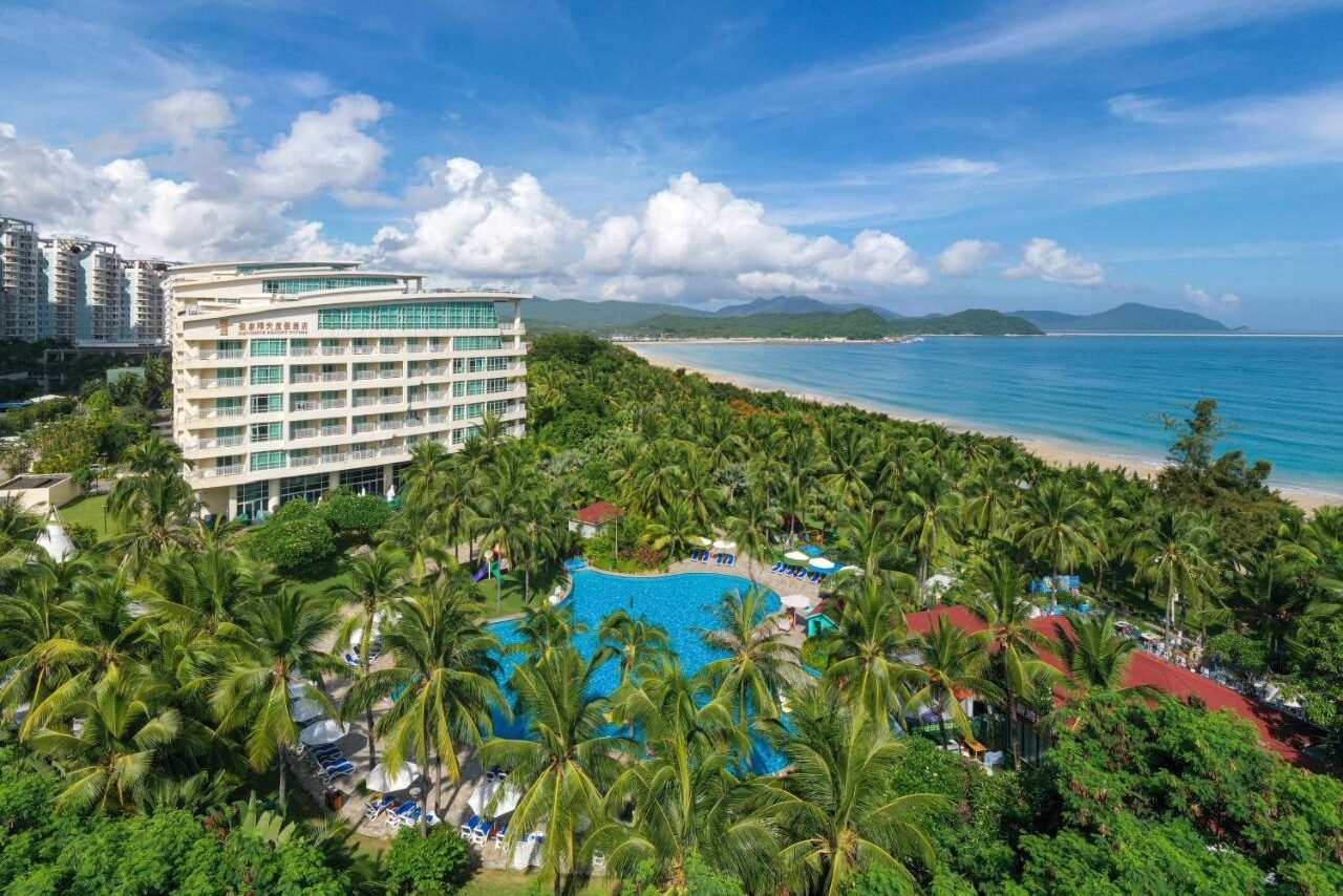 China Hainan Sunshine Resort Intime Sanya Zwembad