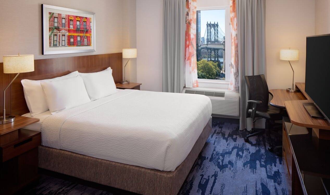 Amerika New York Fairfield Inn Suites Downtown East King Kamer