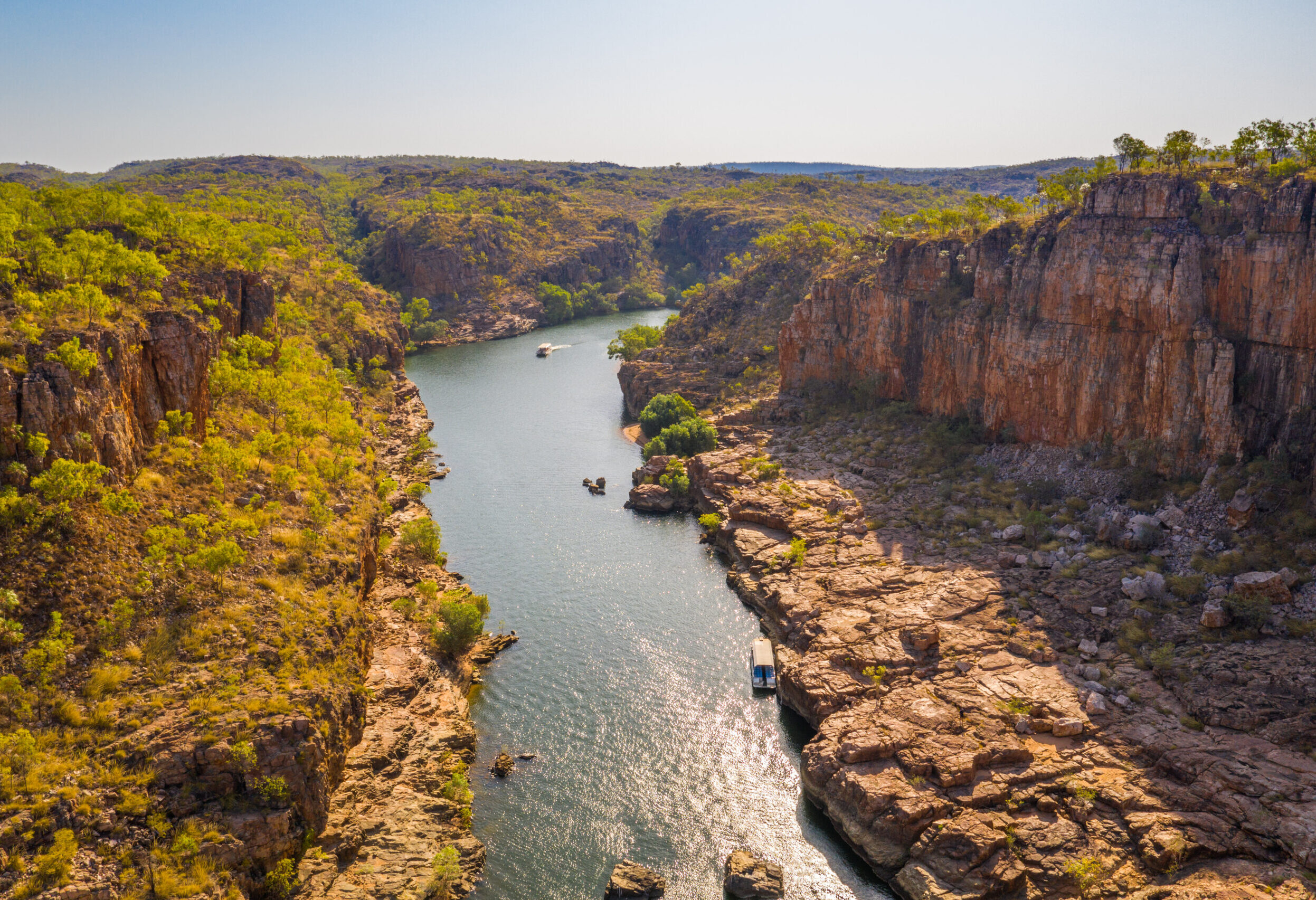 Katherine Gorge in het Nitmiluk National Park in Australie
