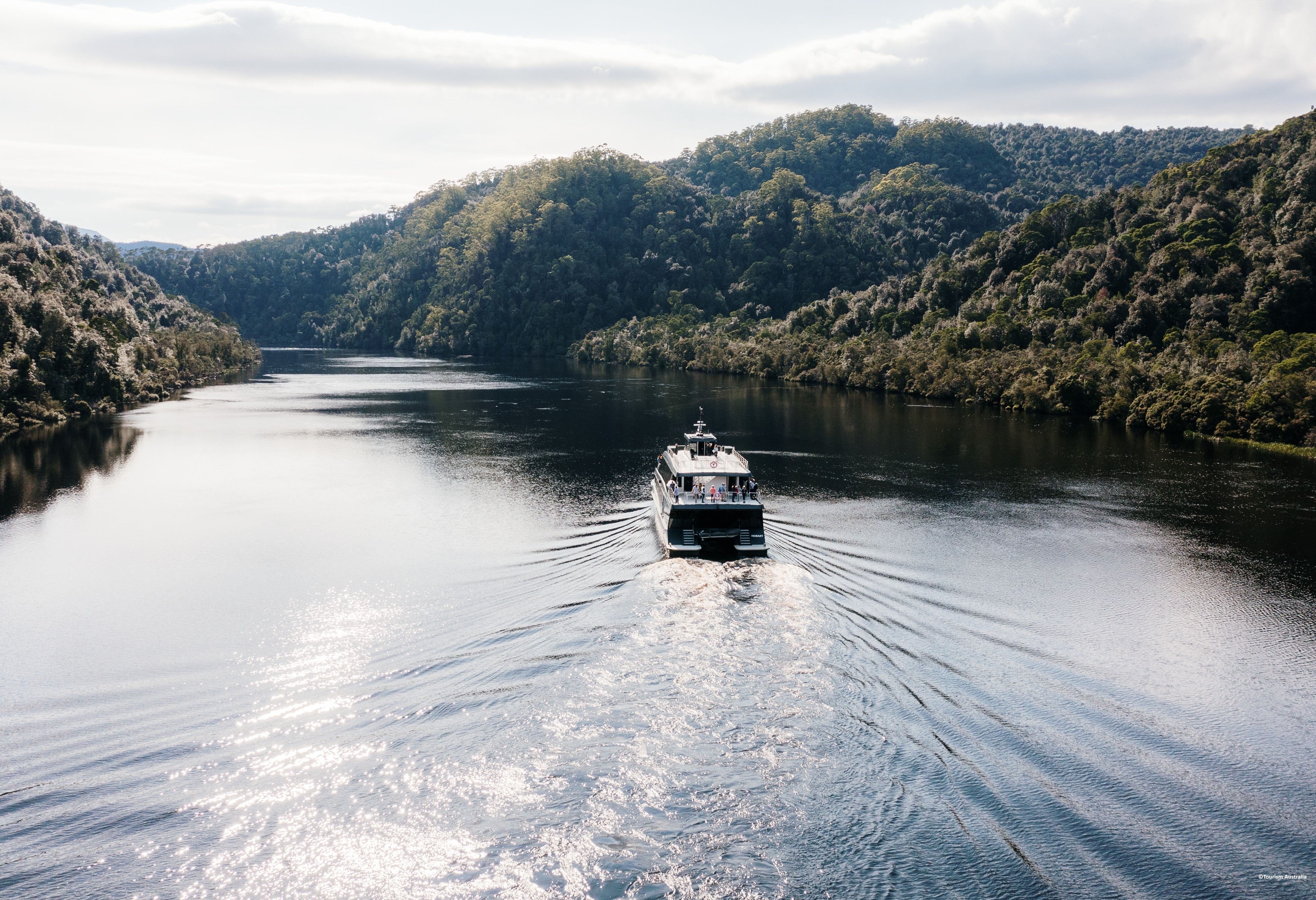 Gordon River Cruise vanuit Strahan in Tasmania in Australie