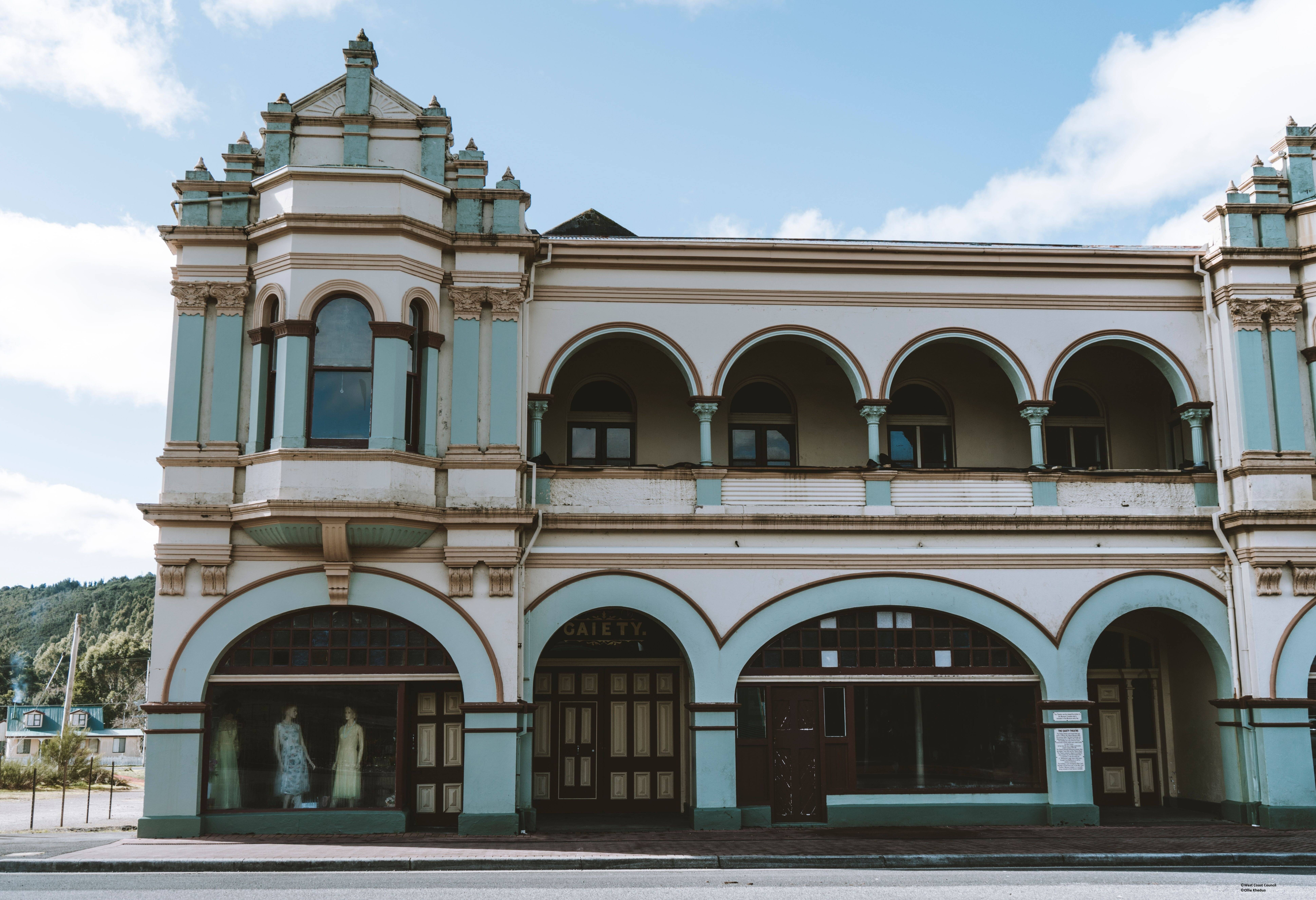 Gaiety Theater in Zeehan in Tasmania in Australie
