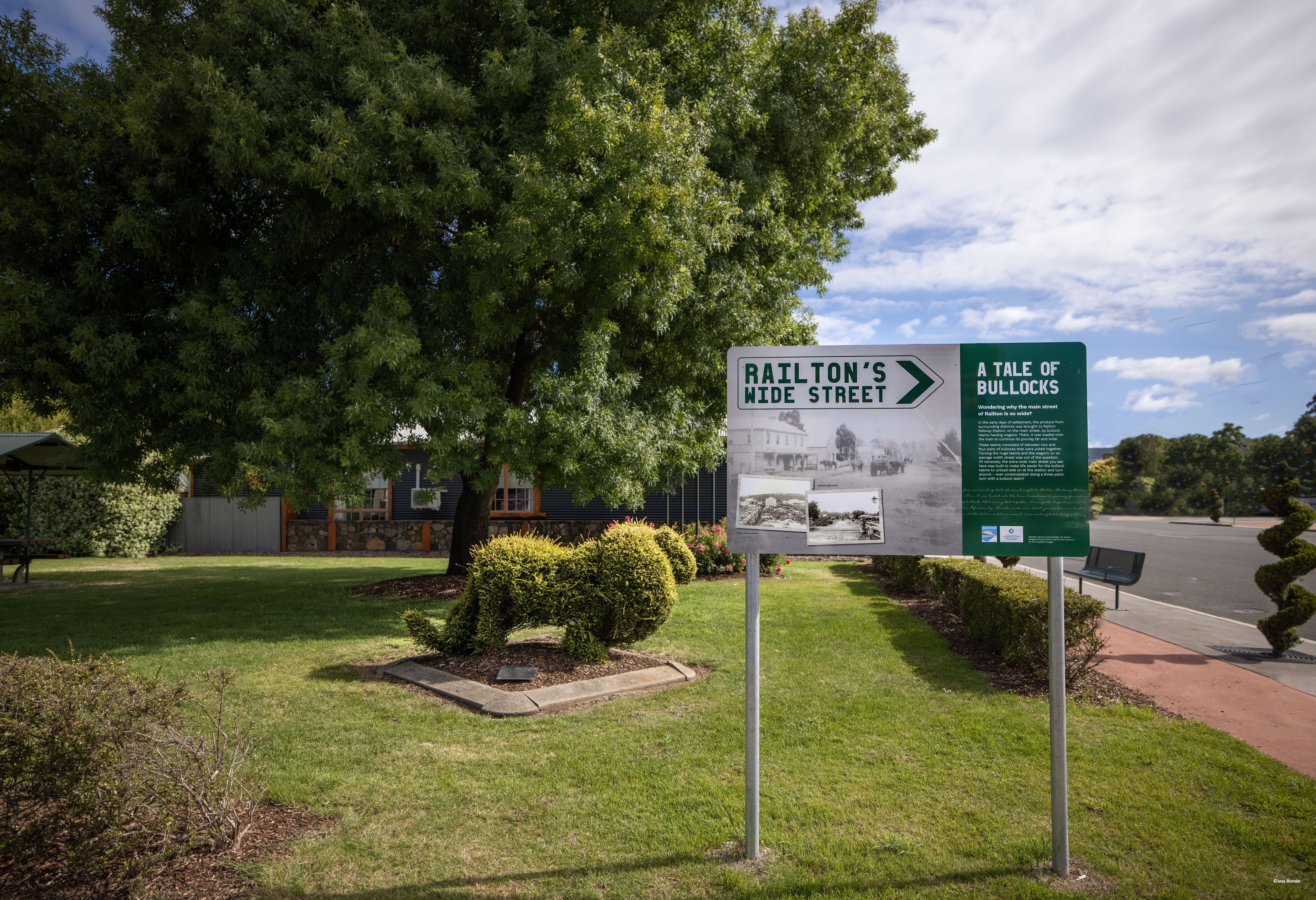 Historie in Railton in Tasmania in Australie