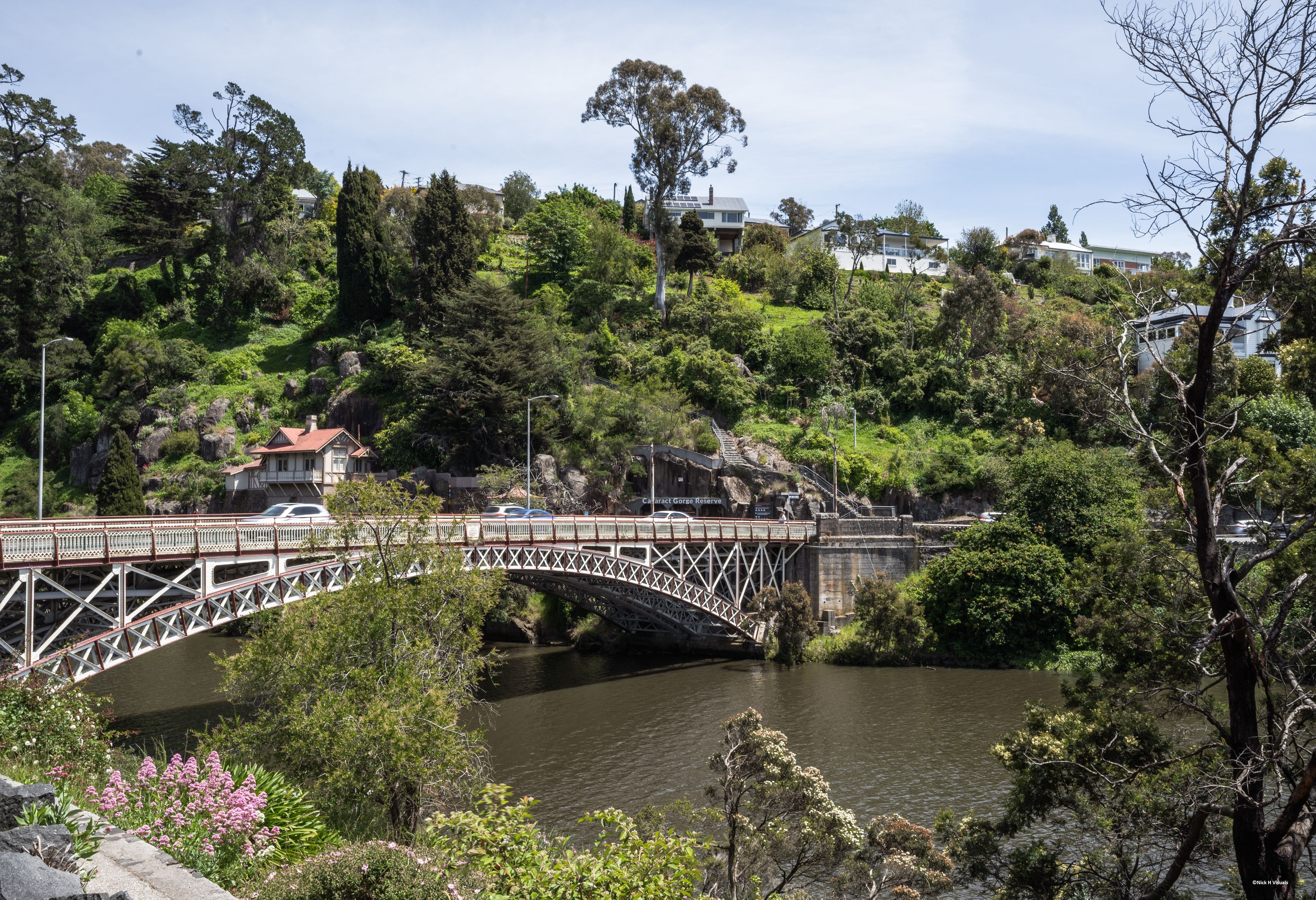 Kings Bridge in Launceston in Tasmanie in Australie
