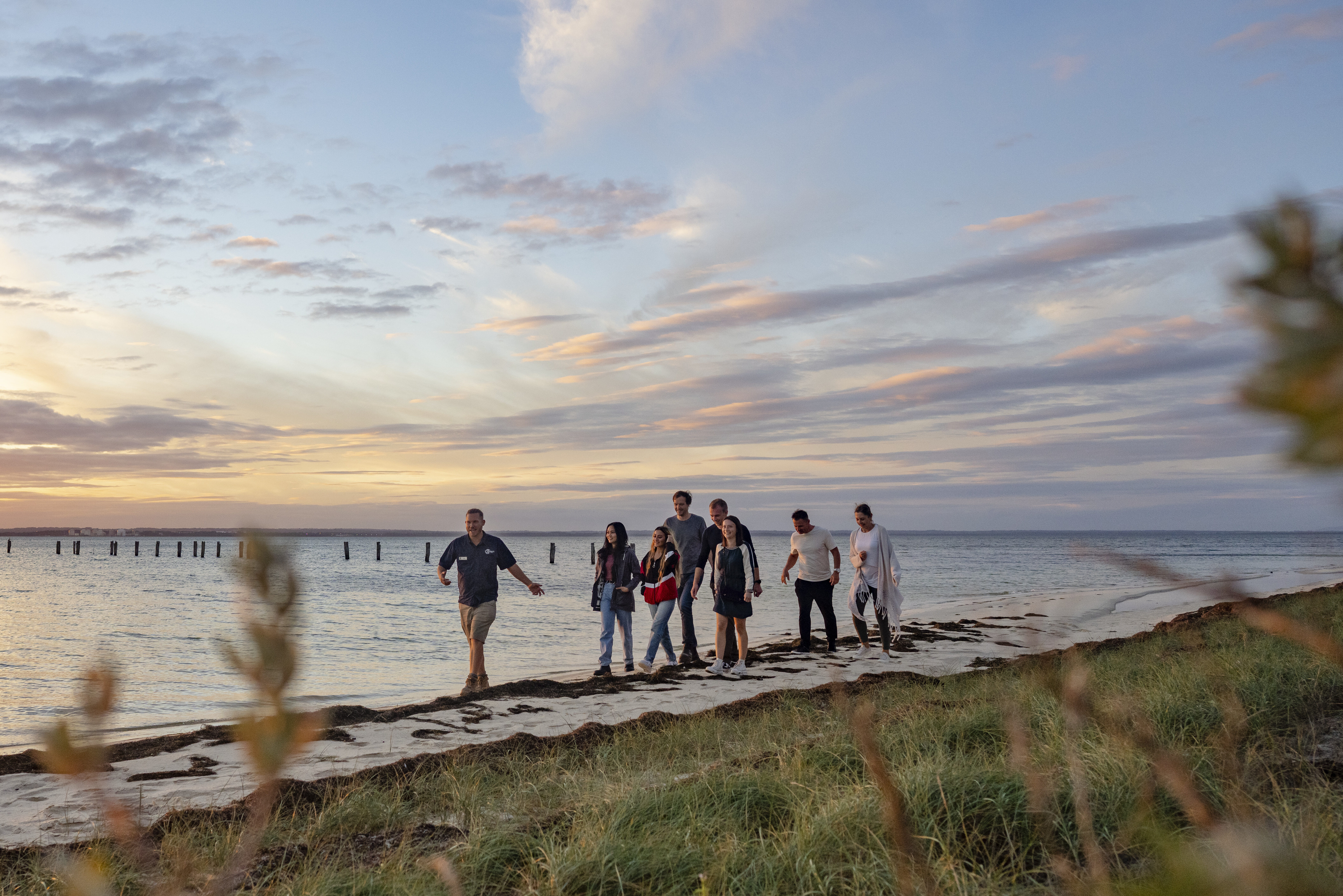 Wandelen in de natuur op French Island in Australie