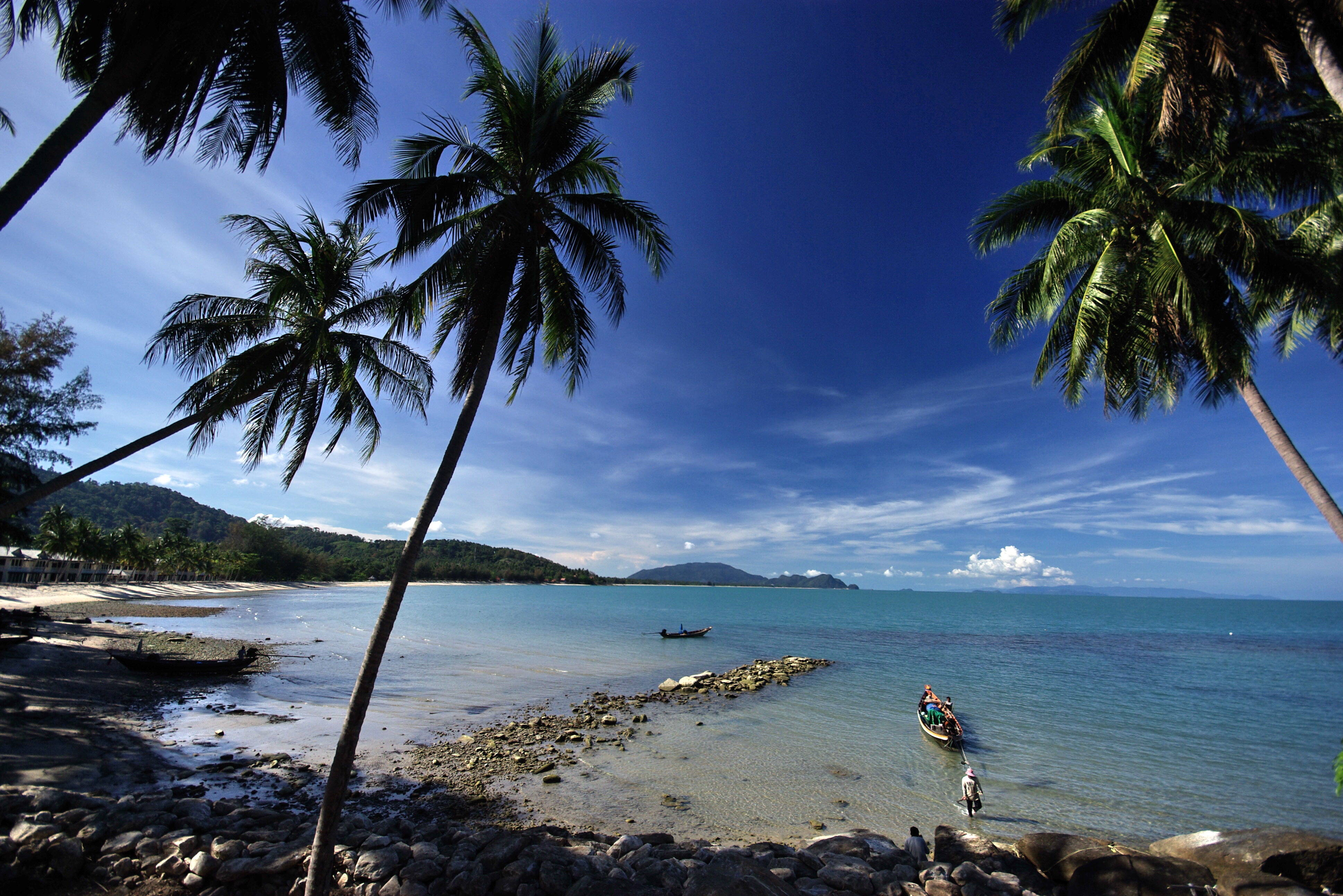 Kustlijn nabij Khanom