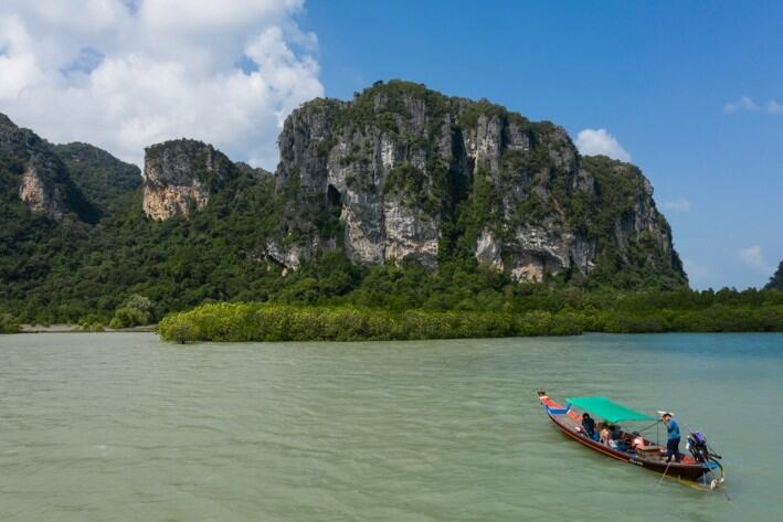 Bootexcursie dolfijnen nabij Khanom