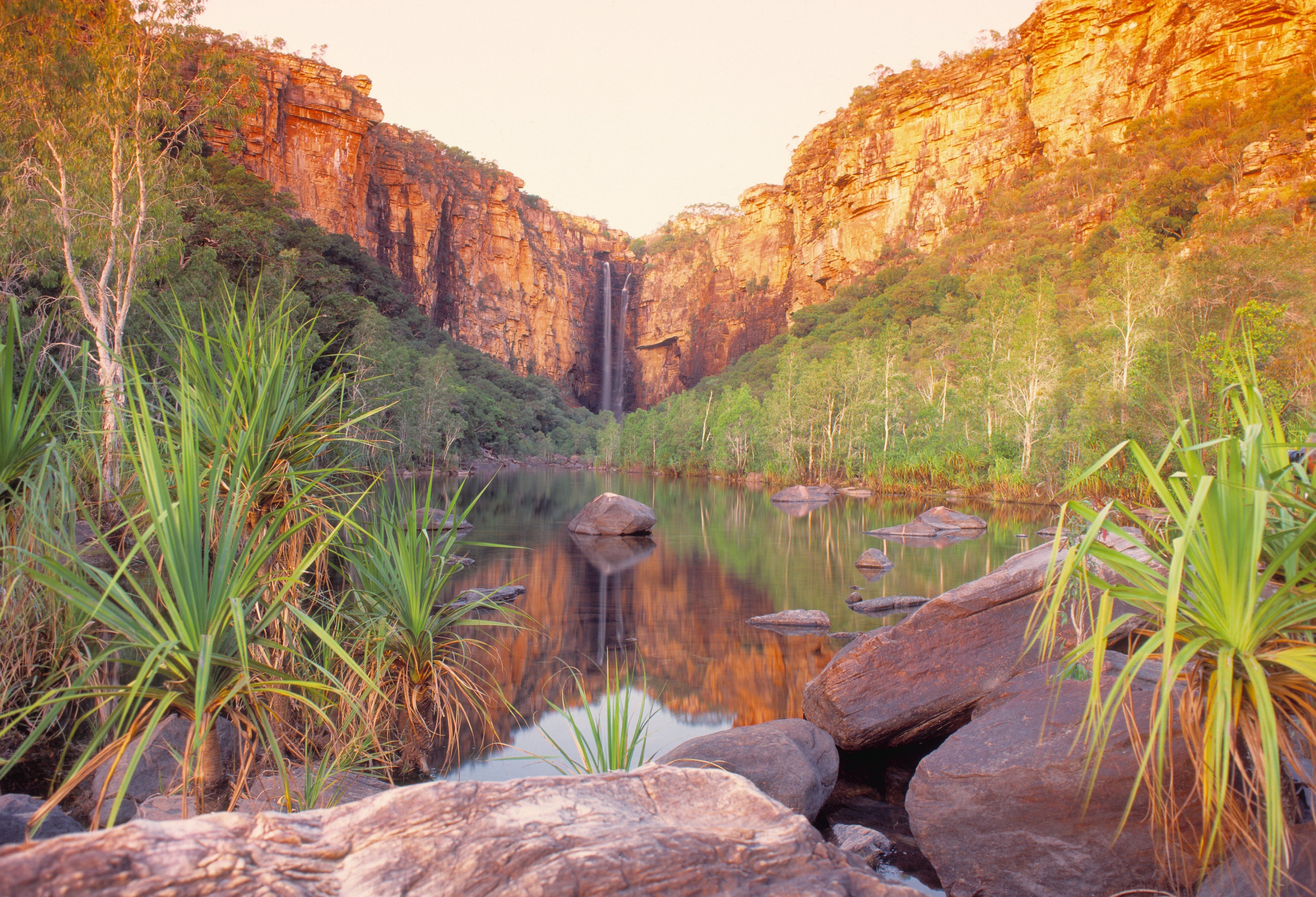 Jim Jim Falls in Kakadu National Park in Australie