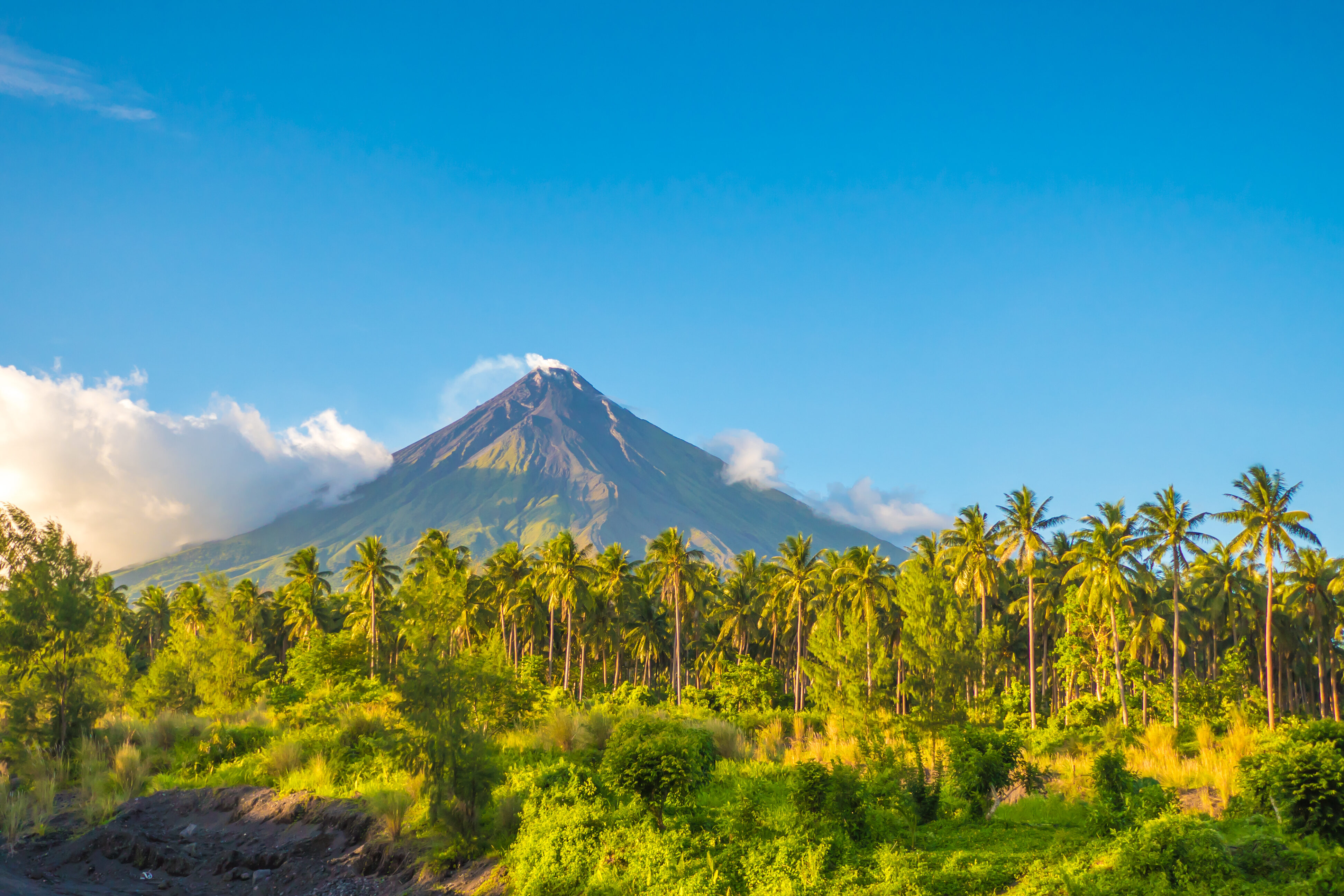 Mayon vulkaan in Zuid-Luzon