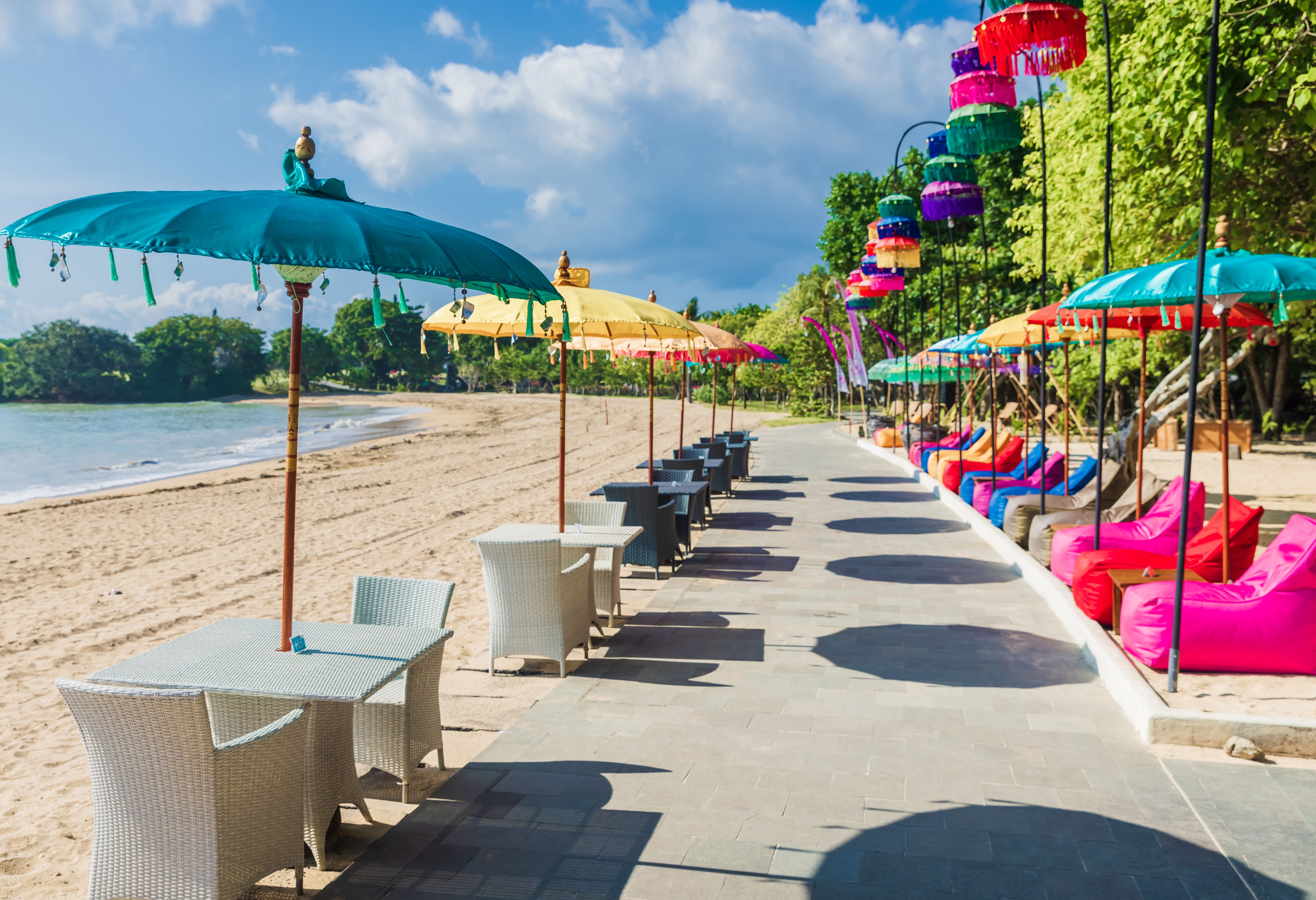 Indonesie Bali Nusa Dua Strandpromenade