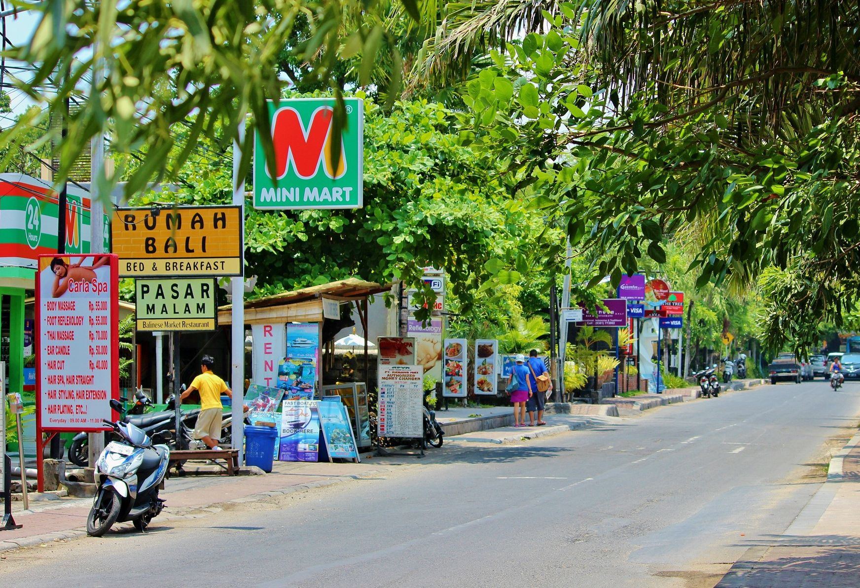 Indonesie Bali Nusa Dua Straat