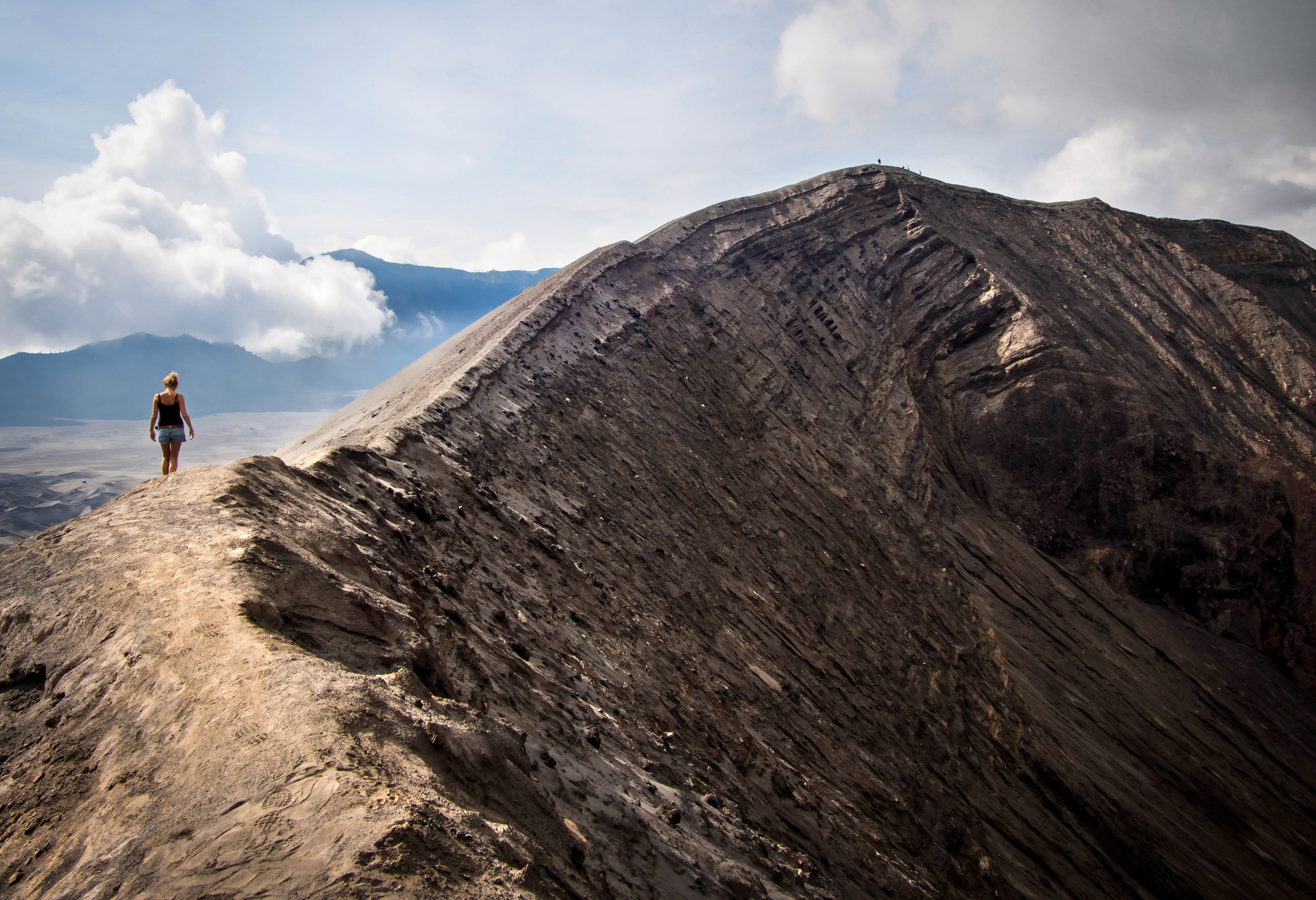 Indonesie Java Bromo Vulkaan Wandelen