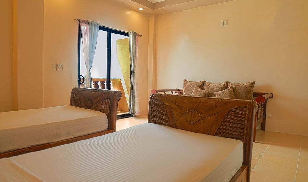 Filipijnen Moalboal Turtle Bay Dive Resort Sea View Kamer