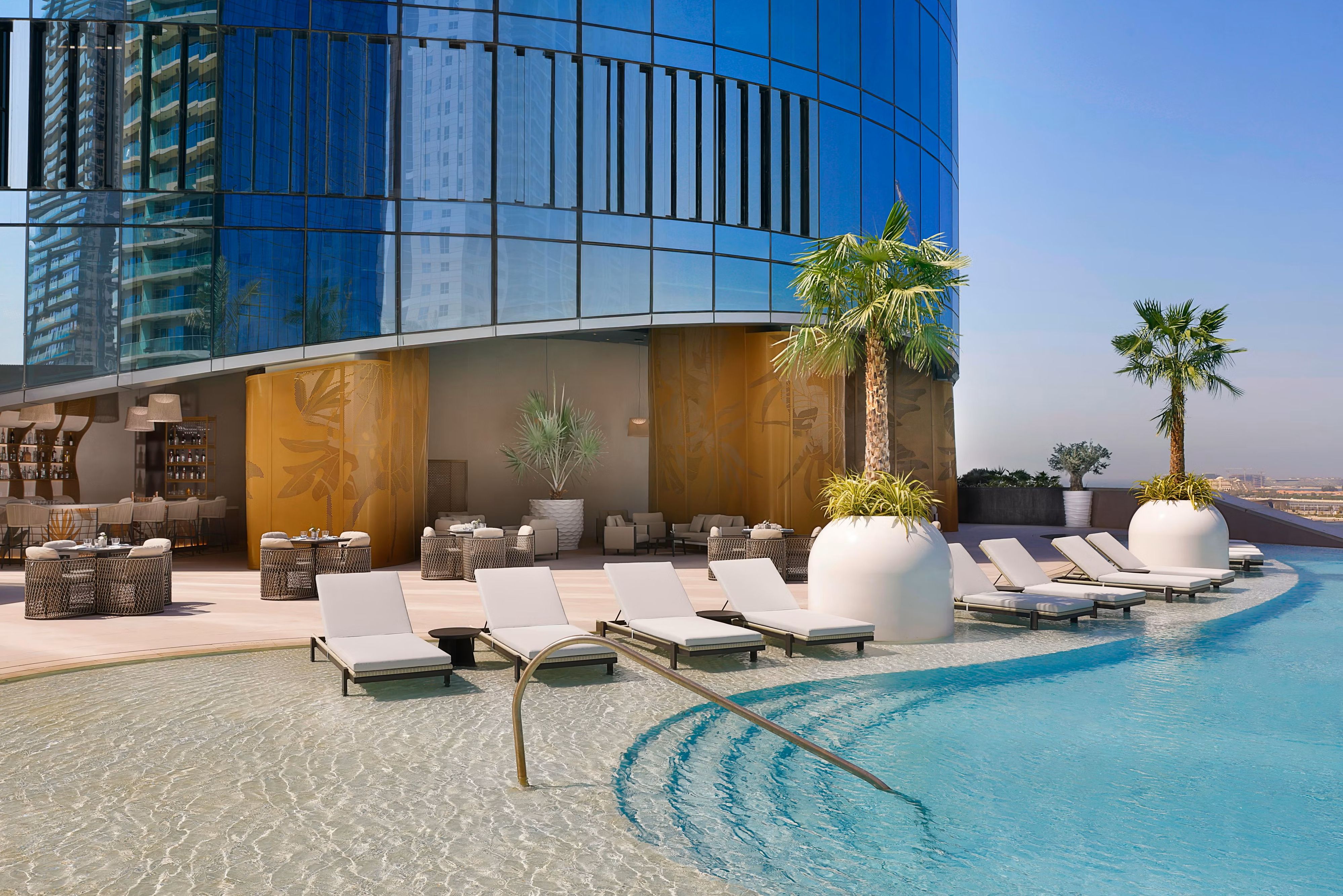 Emiraten Dubai Ciel Dubai Marina Zwembad