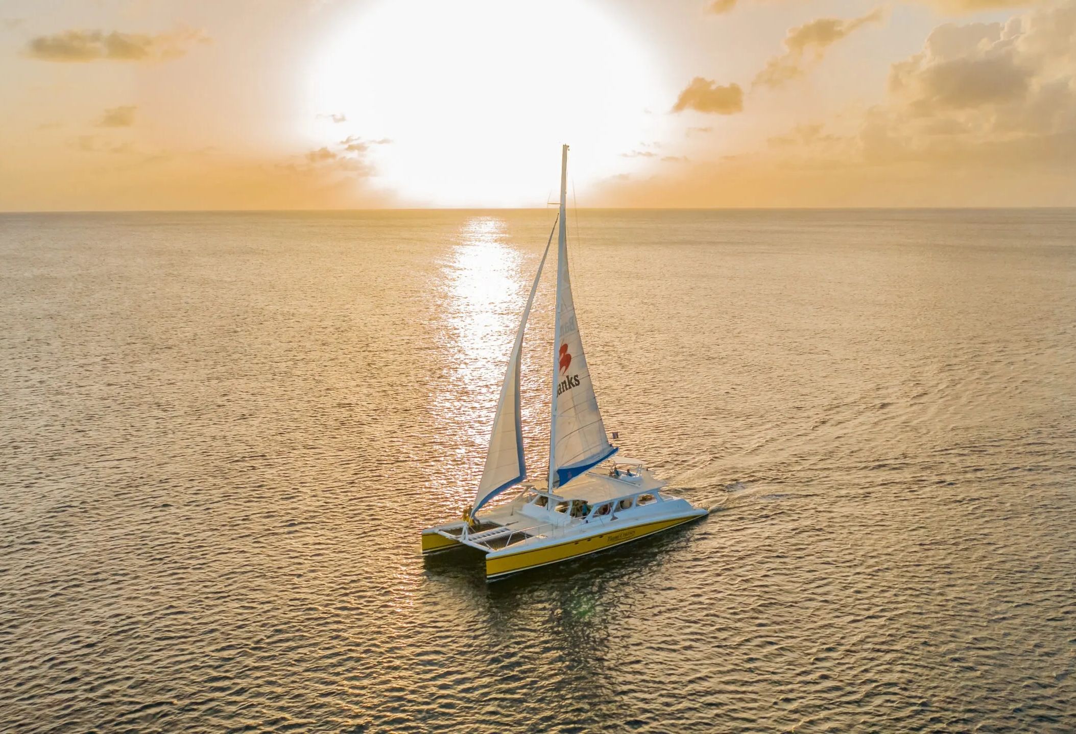 Barbados Catamaran Tiami Cruise Sunset