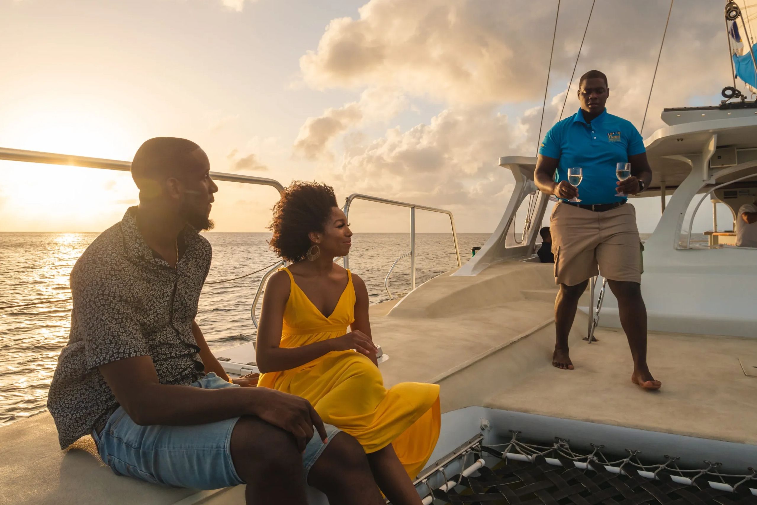 Barbados Catamaran Tiami Cruise Sunset