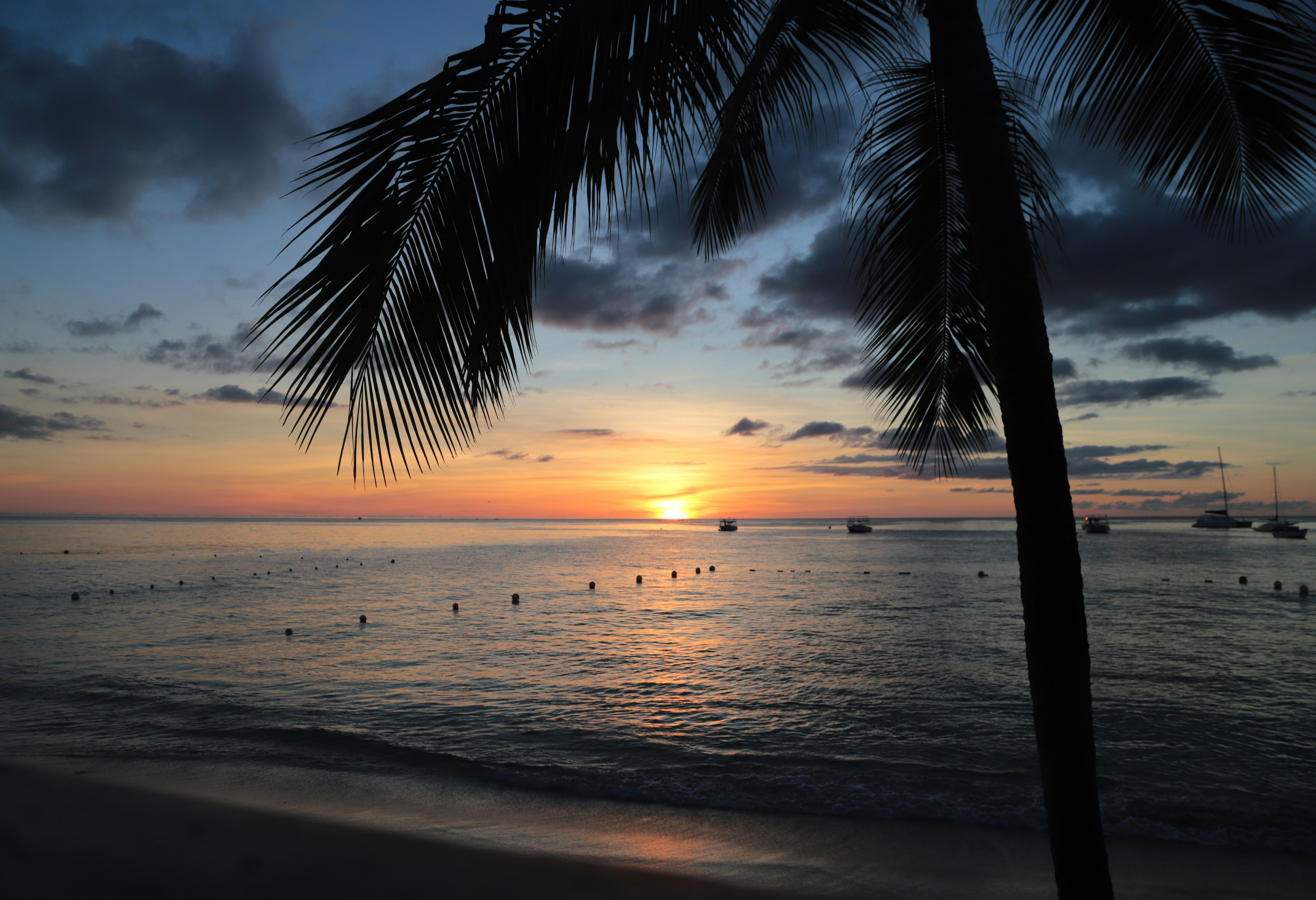 Barbados Holetown Zonsondergang