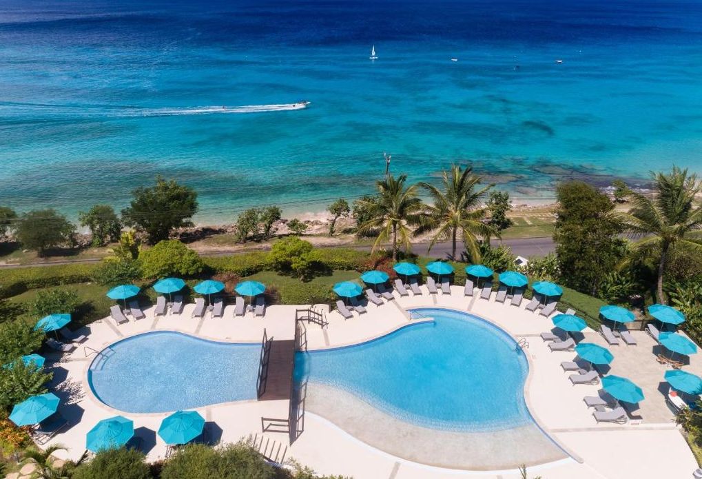 Barbados Westkust St James Beach View Hotel Zwembad