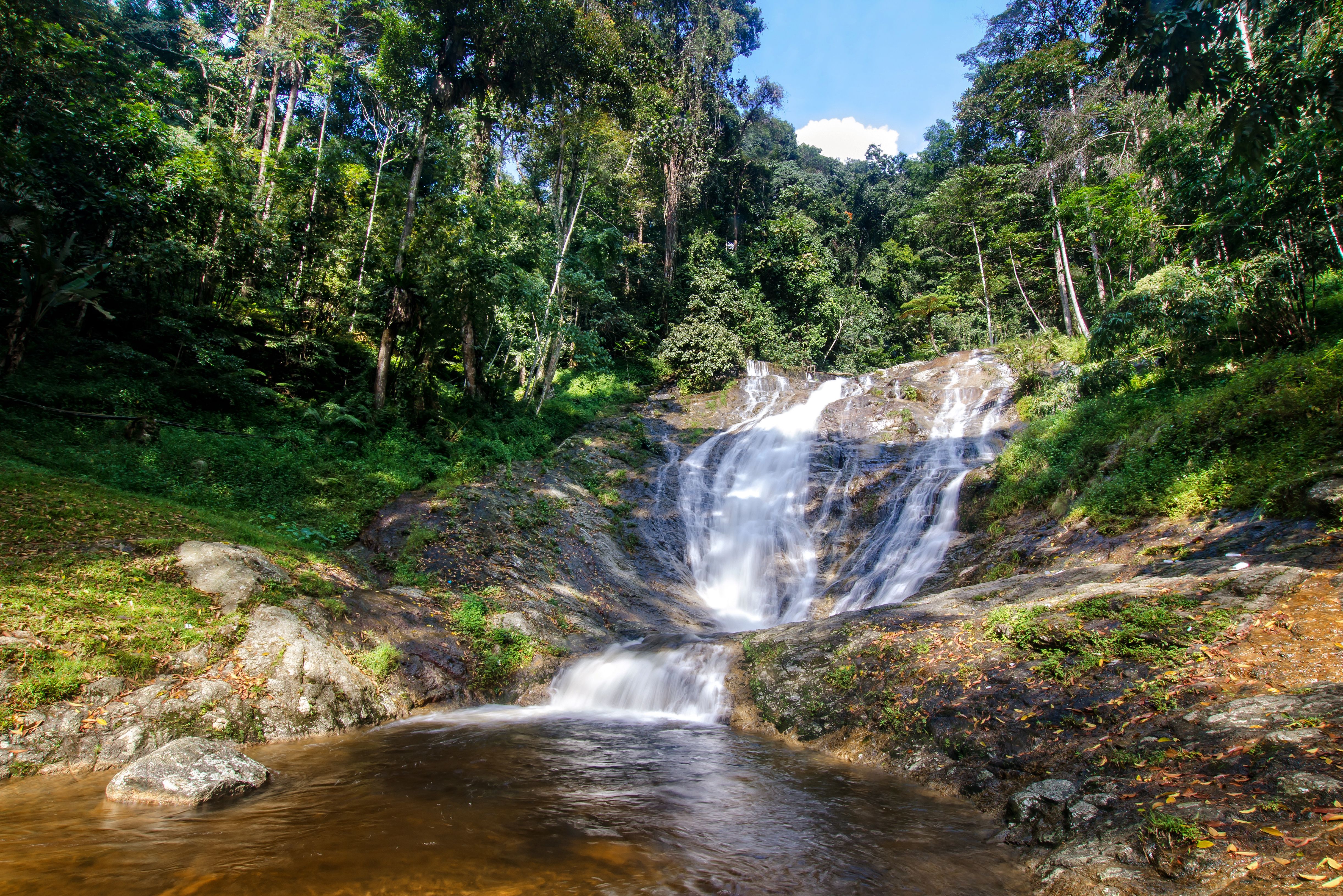 Lata Iskandar waterval bij Cameron Highlands