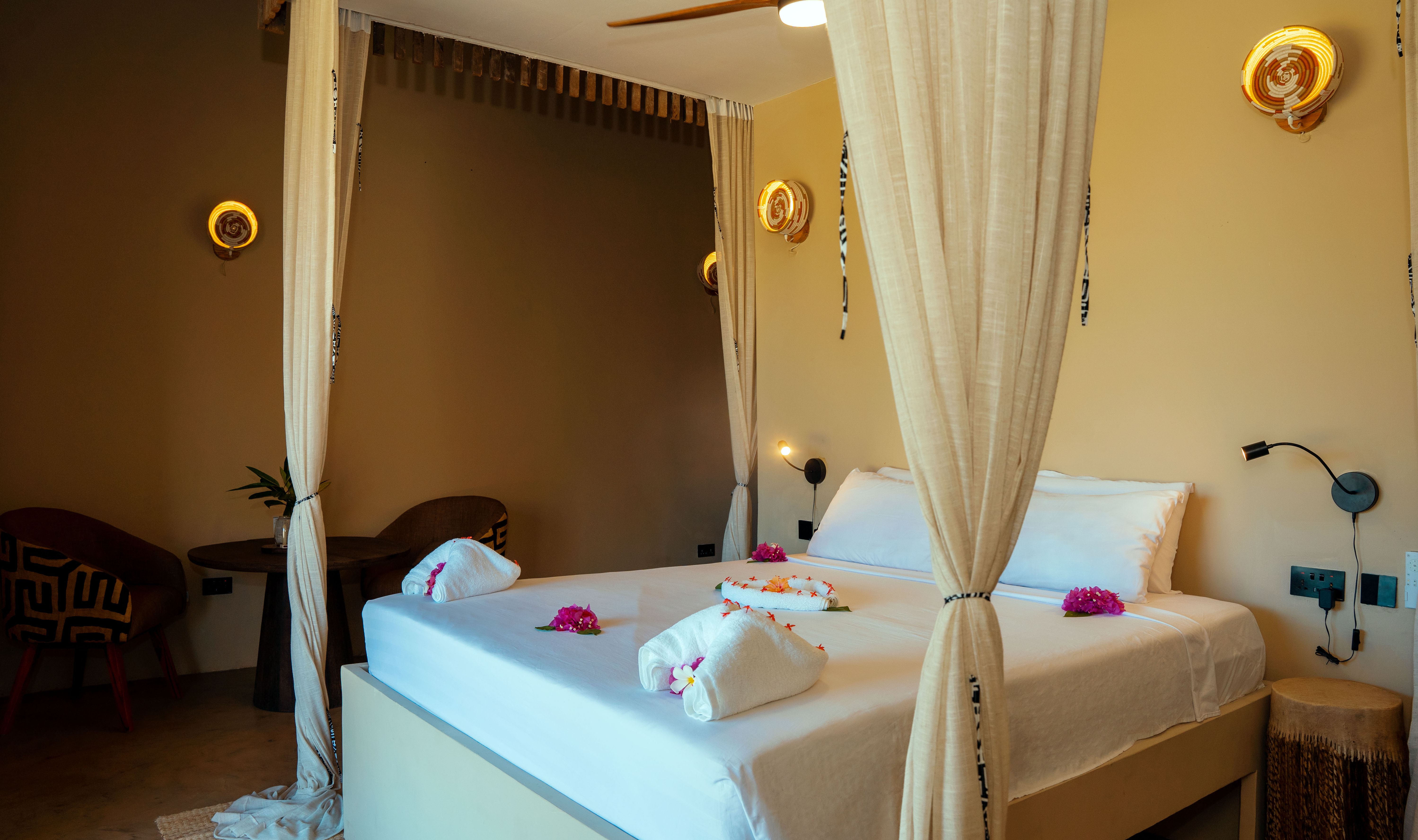 Kisiwa Ocean View kamer in Basecamp Mafia Island in Tanzania