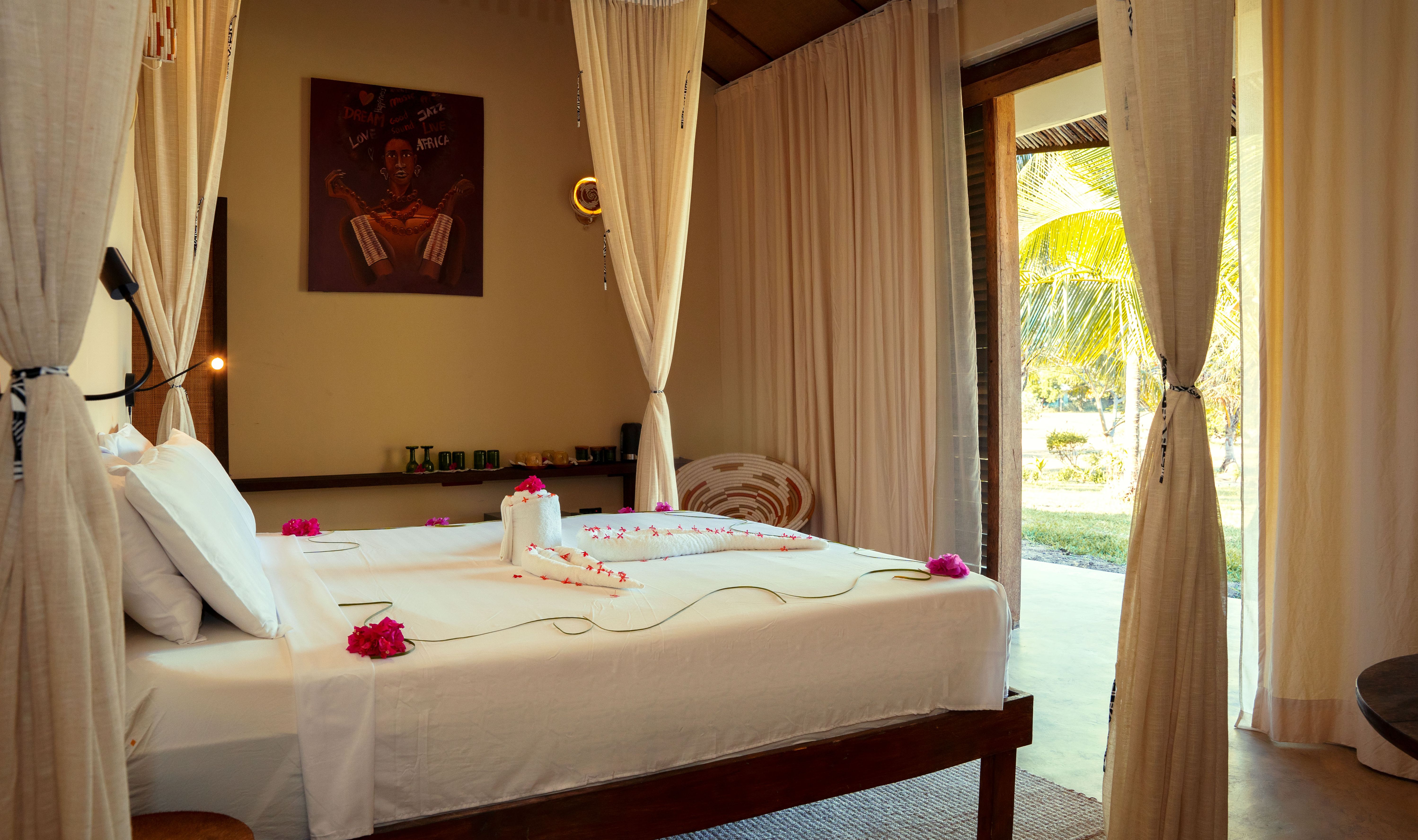 Ghuba Ocean View kamer in Basecamp Mafia Island in Tanzania