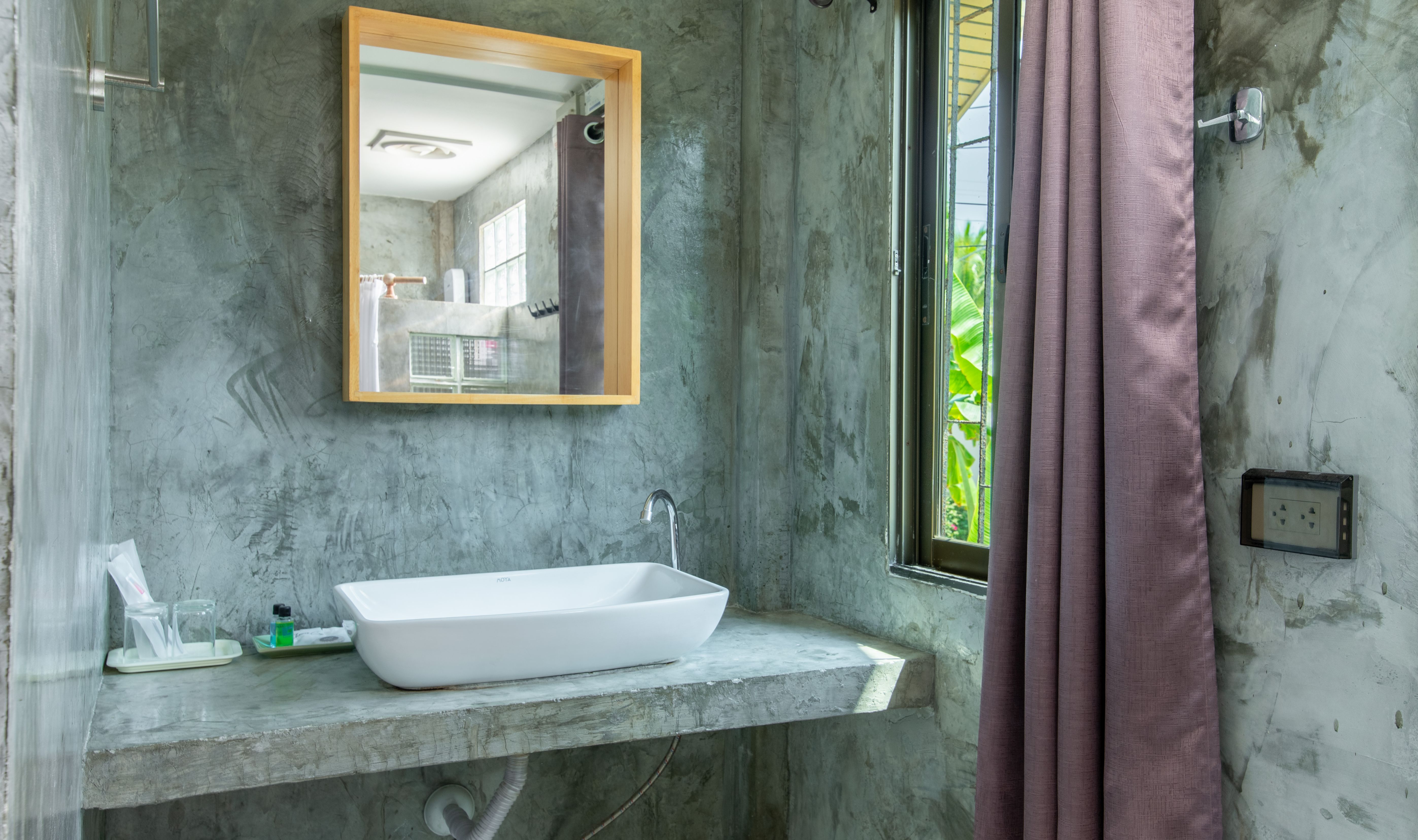 Badkamer in Bungalow kamer