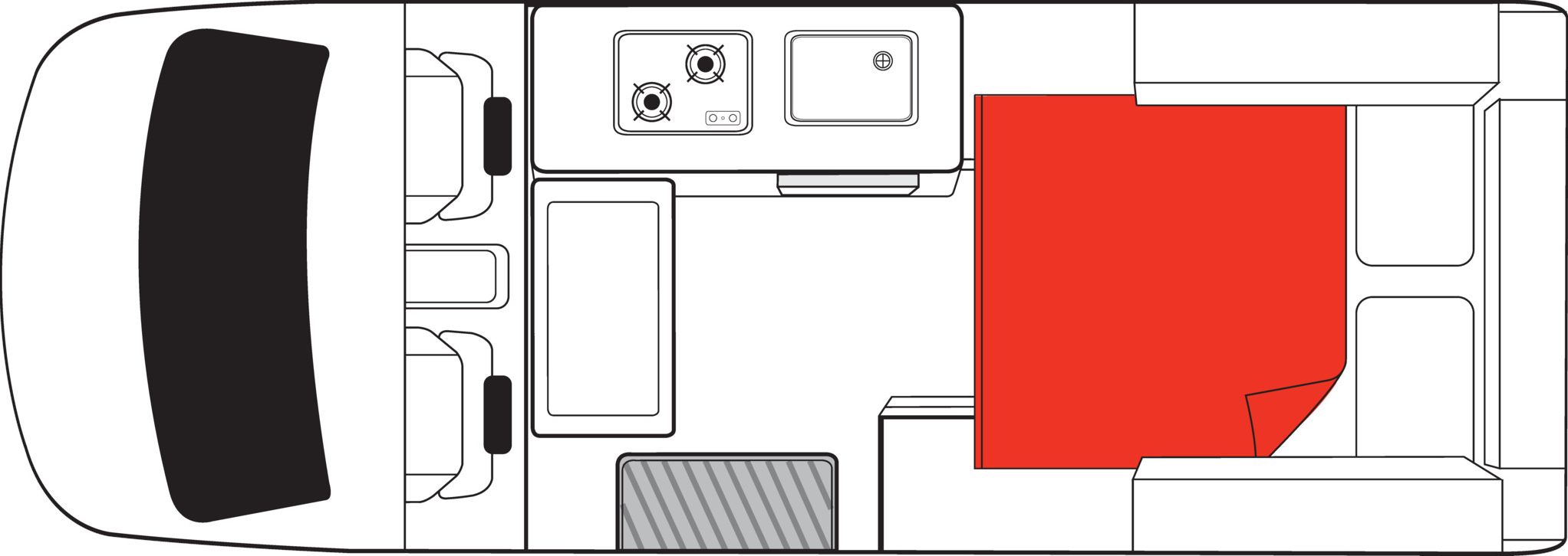 Mighty Camper Highball nieuwe indeling