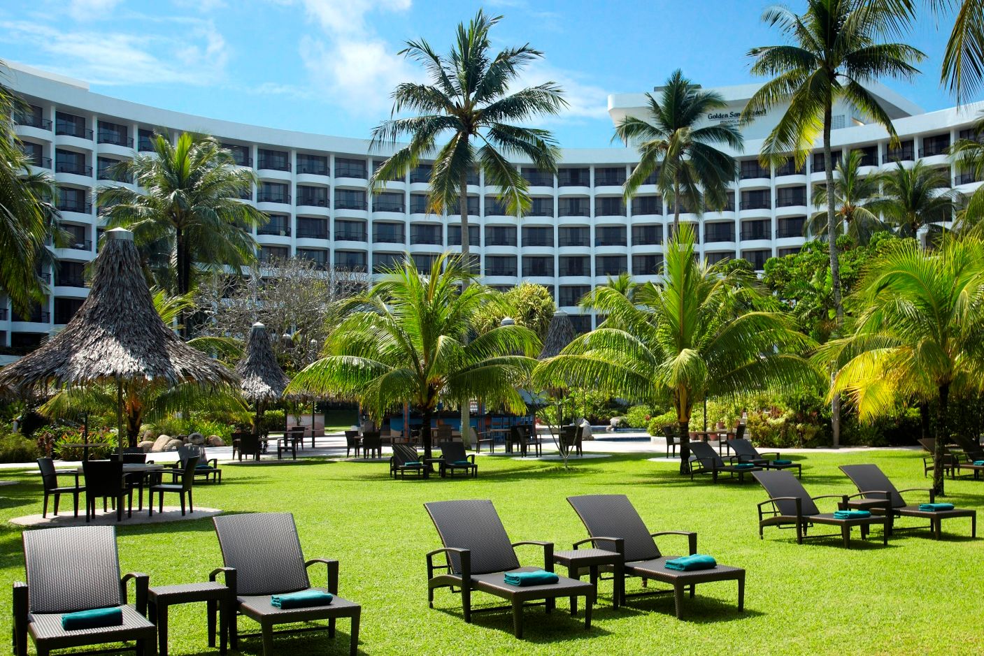 Maleisie Penag Shangri La Golden Sands Resort Tuinen