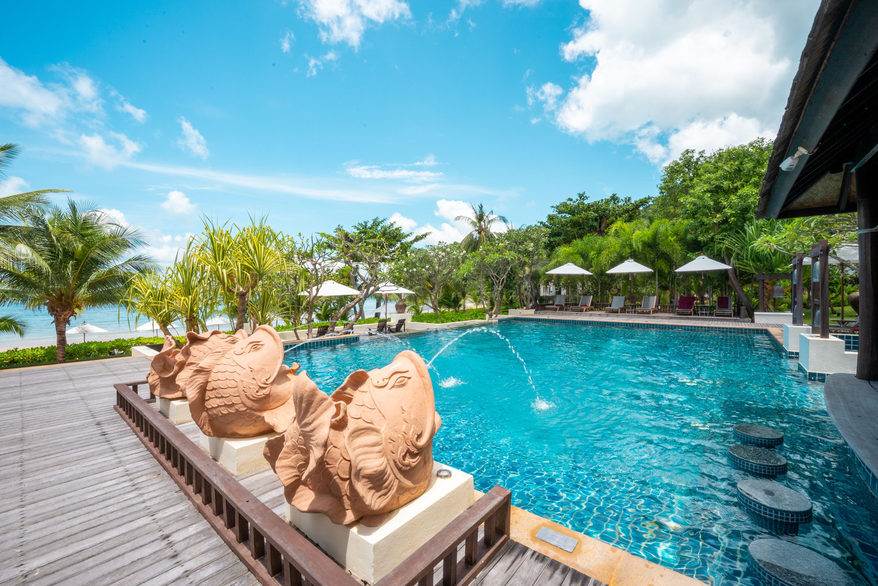 Thailand Koh Samet Le Vimarn Zwembad