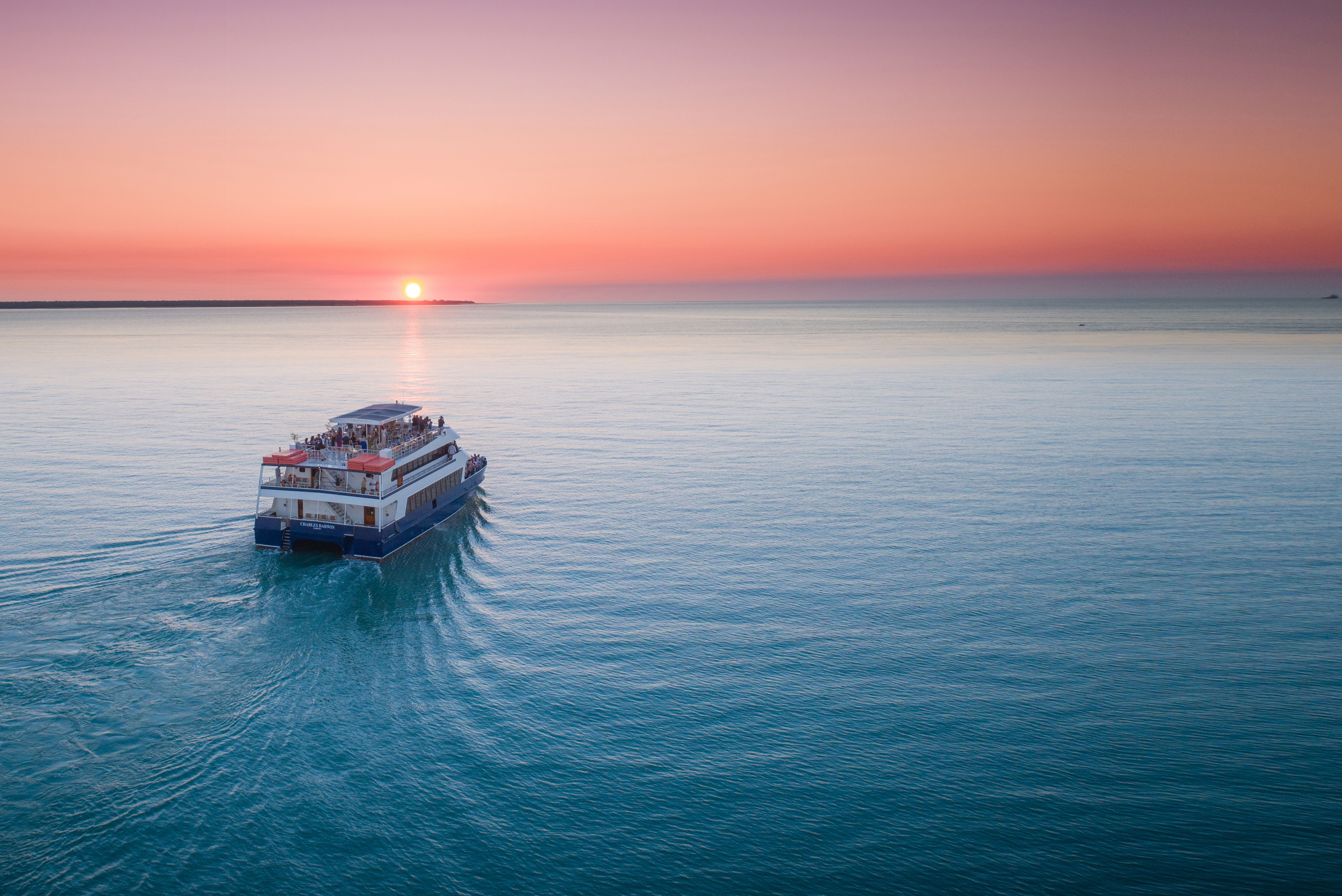 Darwin Dinercruise bij zonsondergang