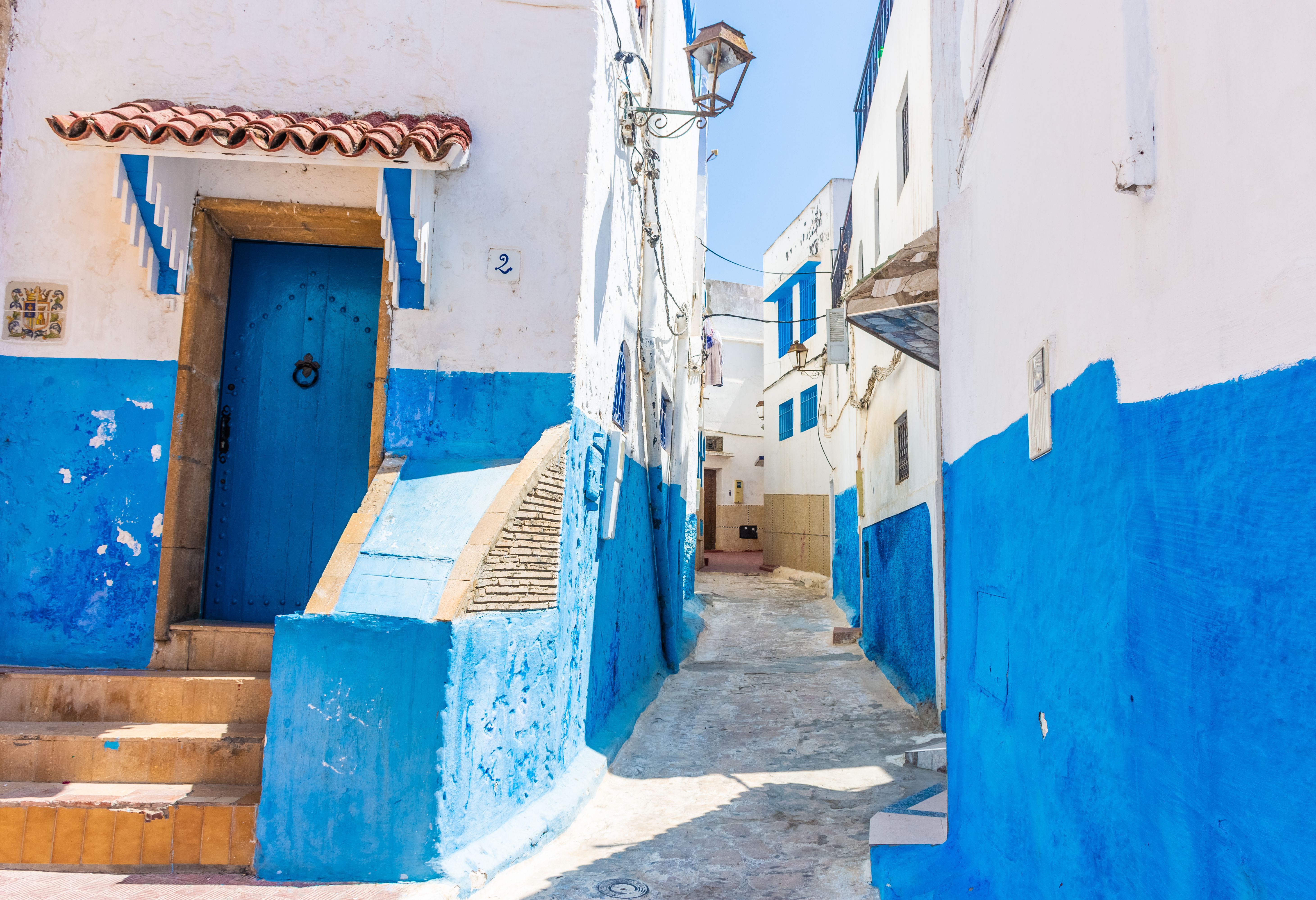 Medina Rabat Blauw straatje